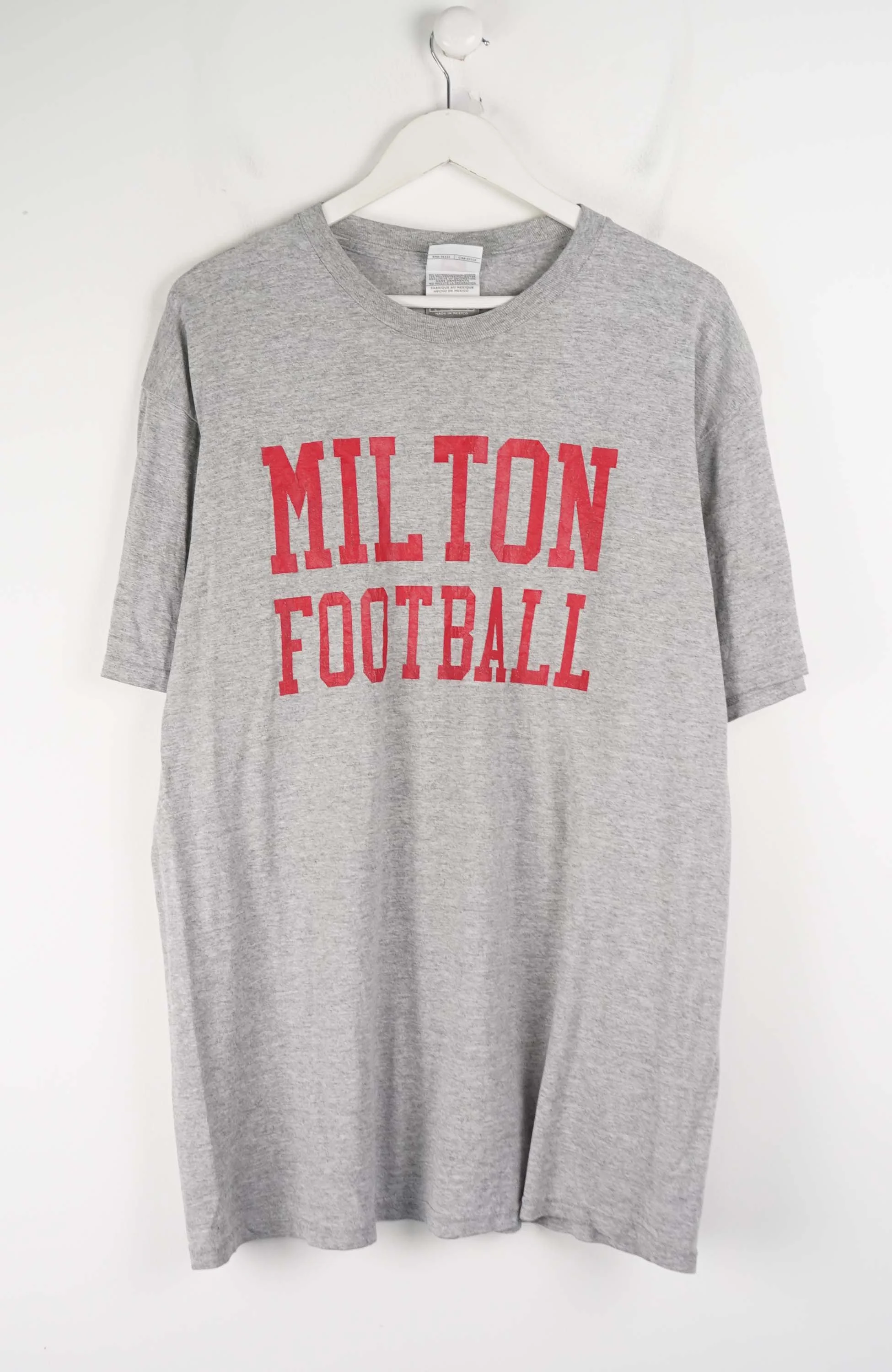 VINTAGE NIKE MILTON FOOBALL T-SHIRT (L)
