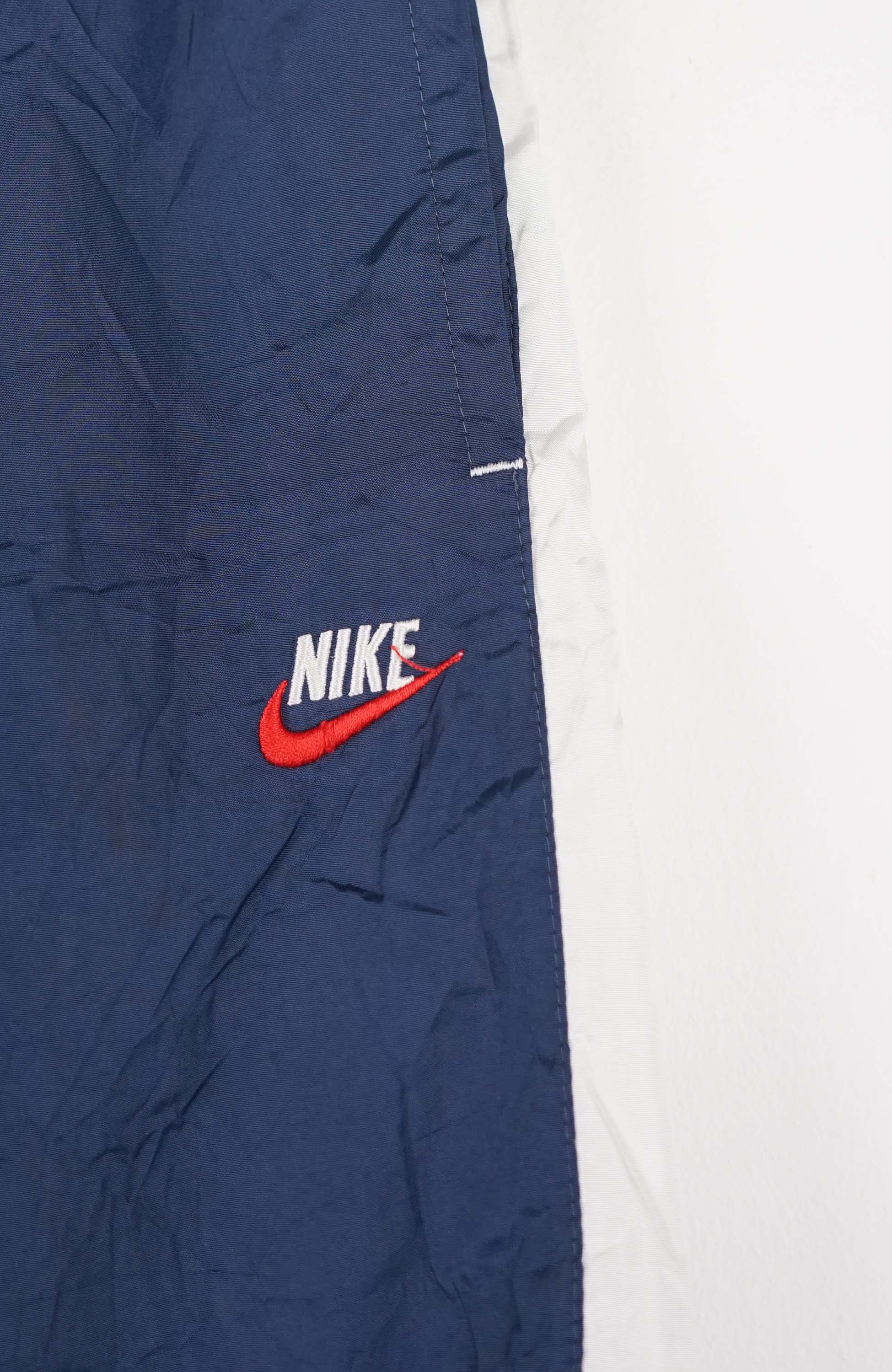 VINTAGE NIKE TRACK PANT SHORTS (M) - Image 2