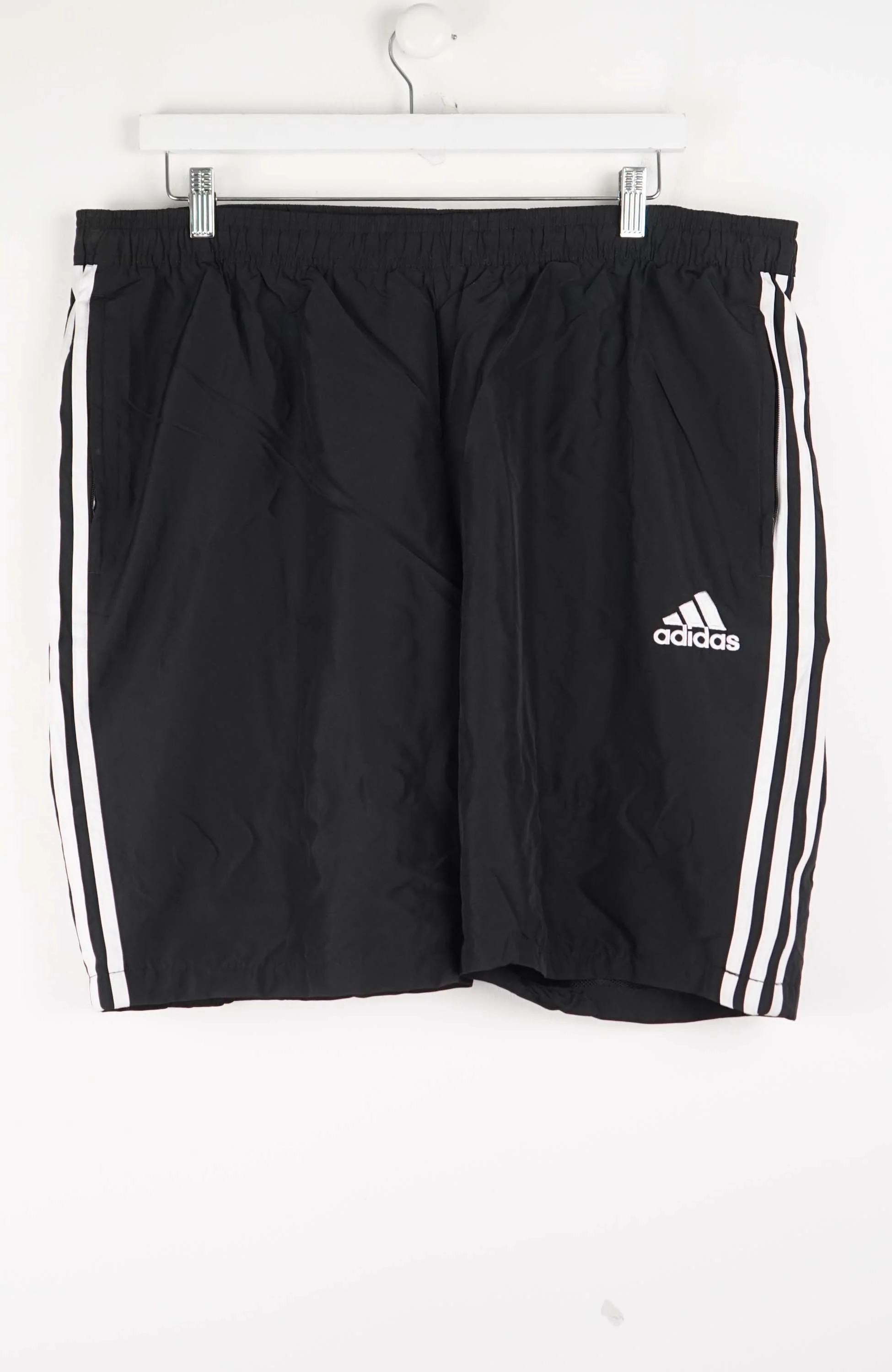 VINTAGE ADIDAS TRACK PANT SHORTS (XXL)