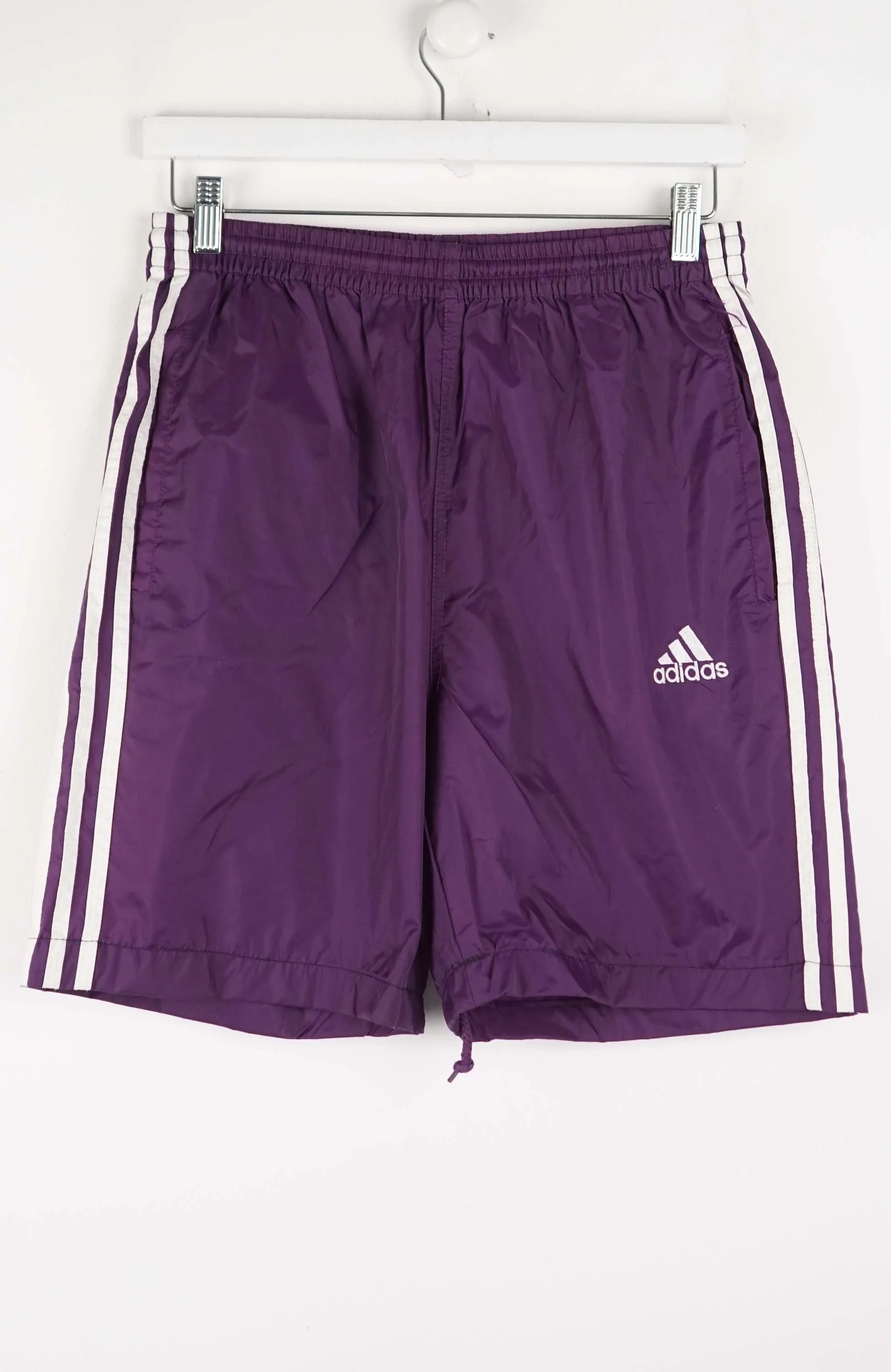 VINTAGE ADIDAS TRACK PANT SHORTS (S)