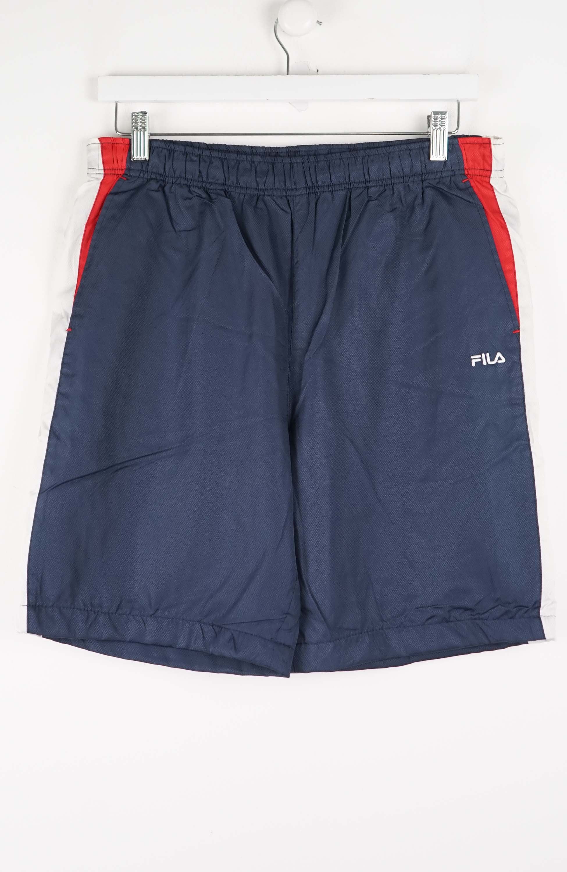 VINTAGE FILA TRACK PANT SHORTS (M)