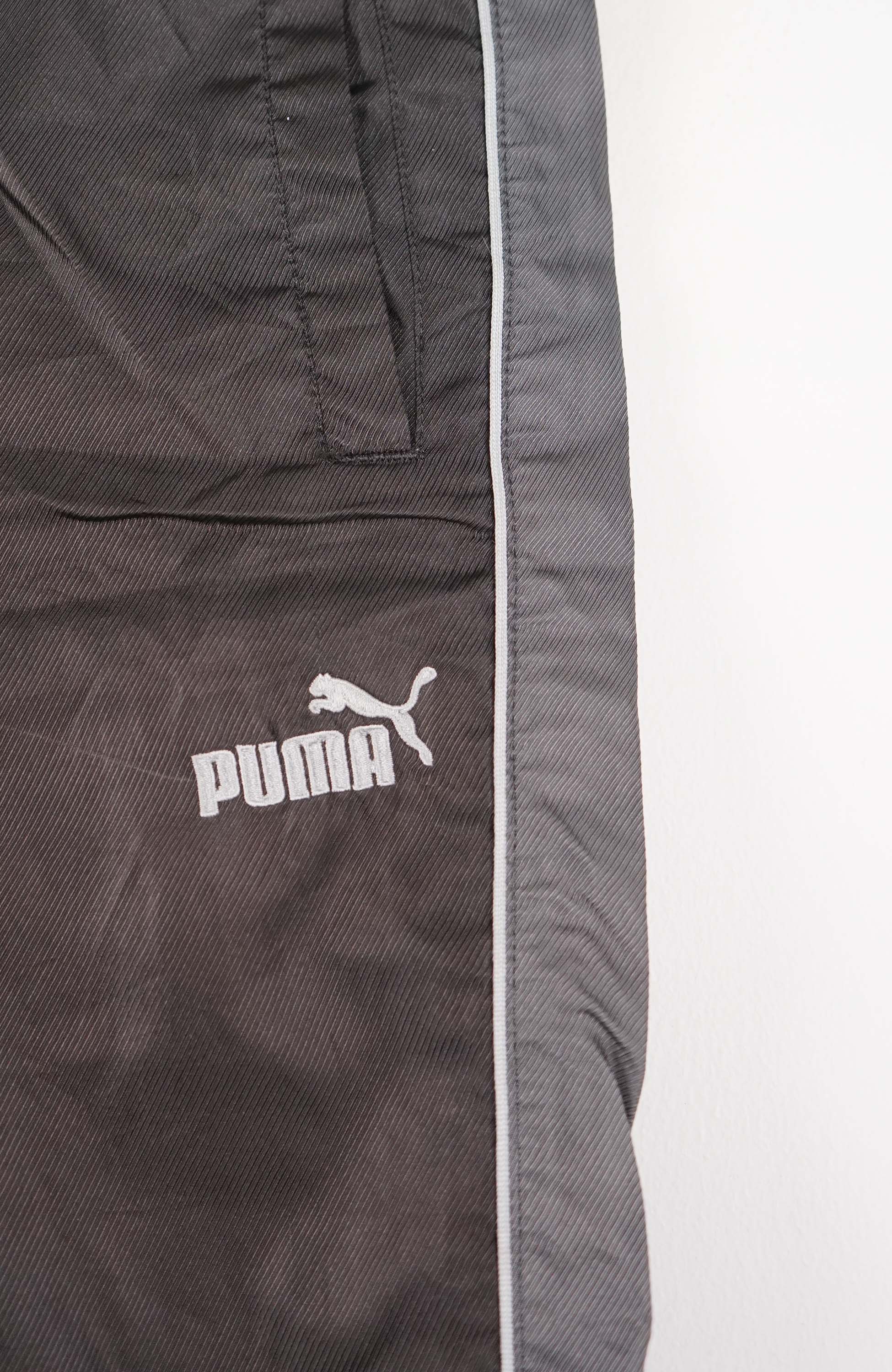 VINTAGE PUMA TRACK PANT SHORTS (S) - Image 2