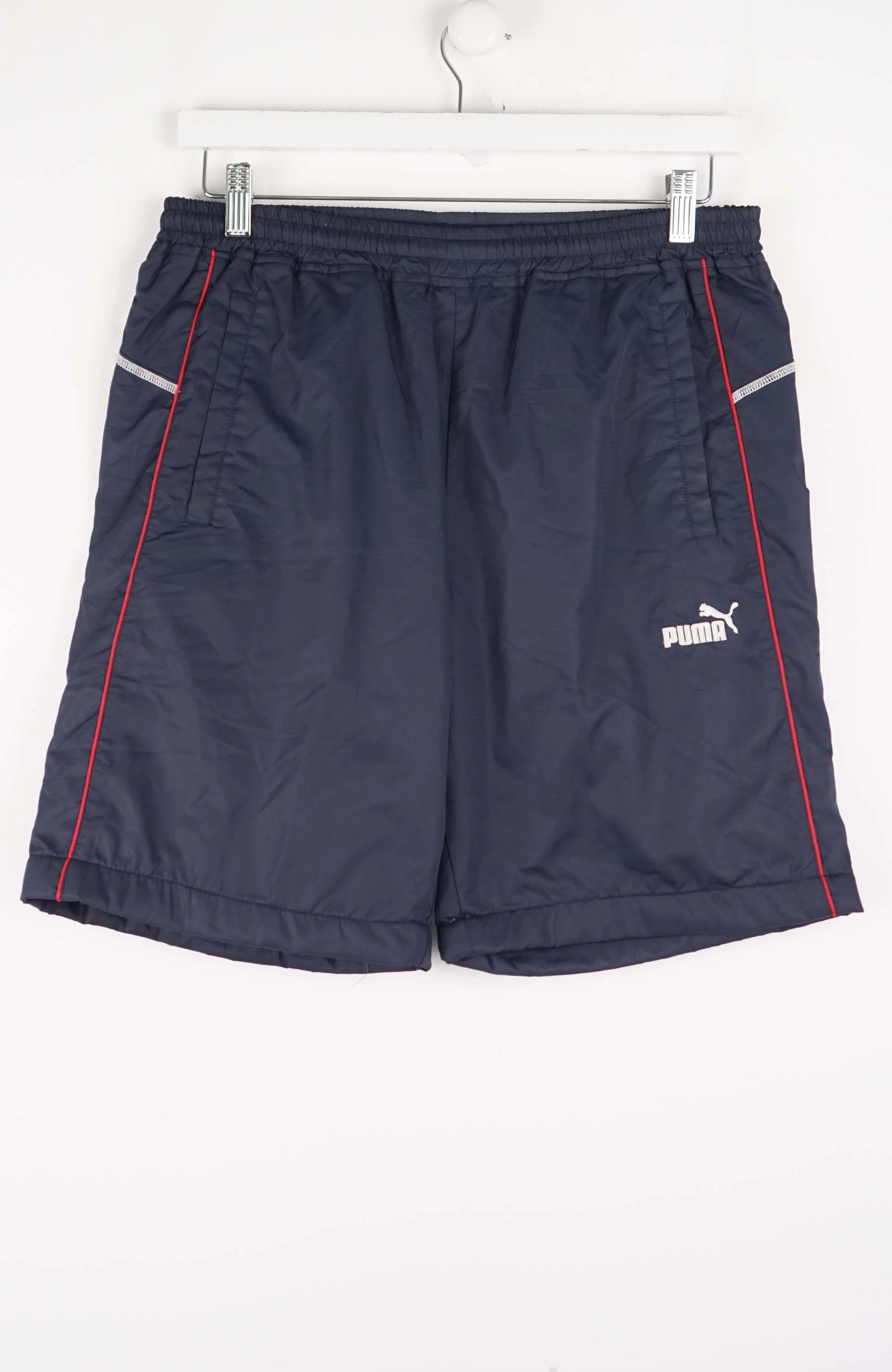 VINTAGE PUMA TRACK PANT SHORTS (M)