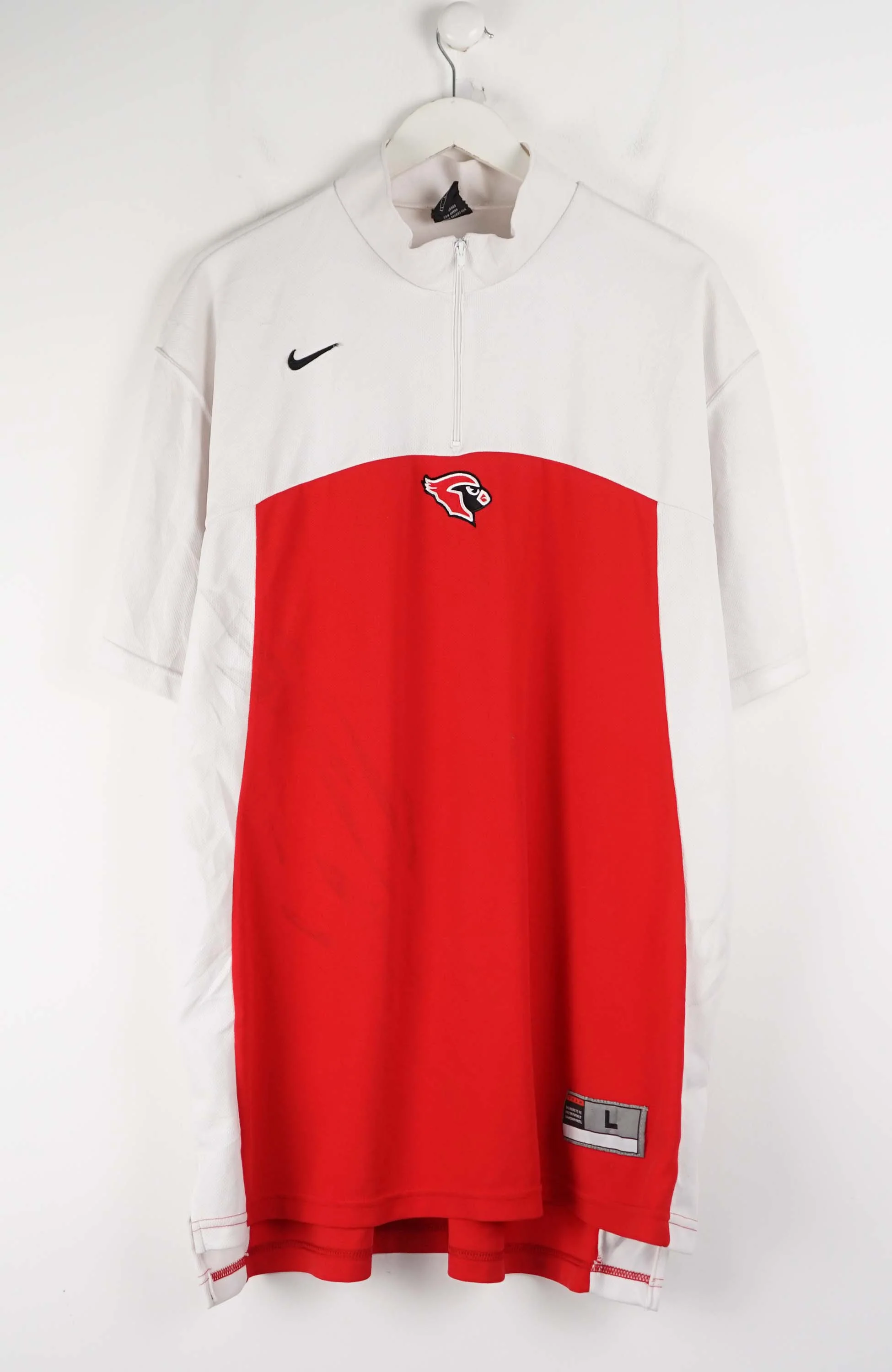 VINTAGE NIKE JERSEY POLO SHIRT (XL)