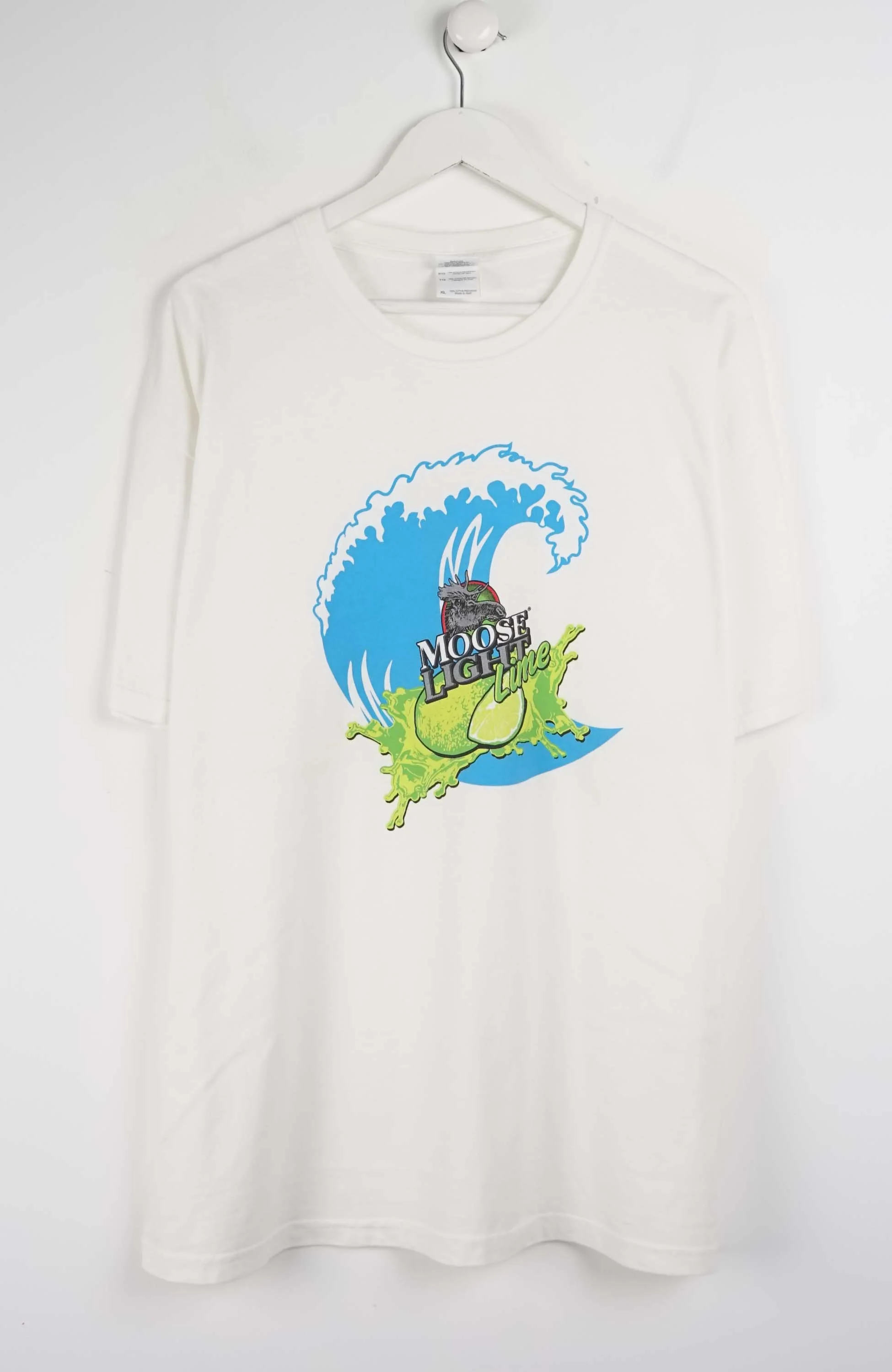 VINTAGE MOOSE LIGHT LIME BEER T-SHIRT (XL)