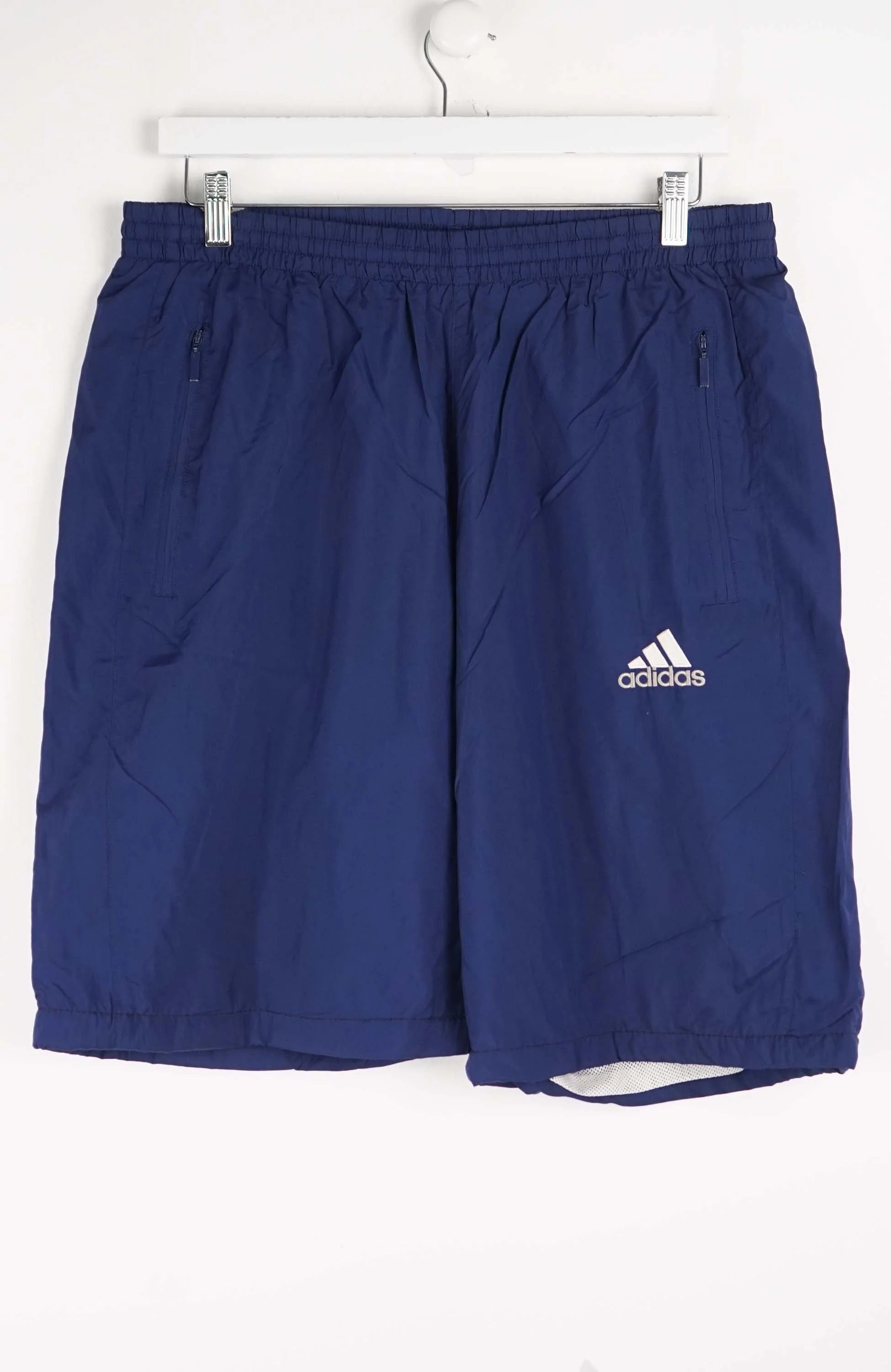 VINTAGE ADIDAS TRACK PANT SHORTS (M)