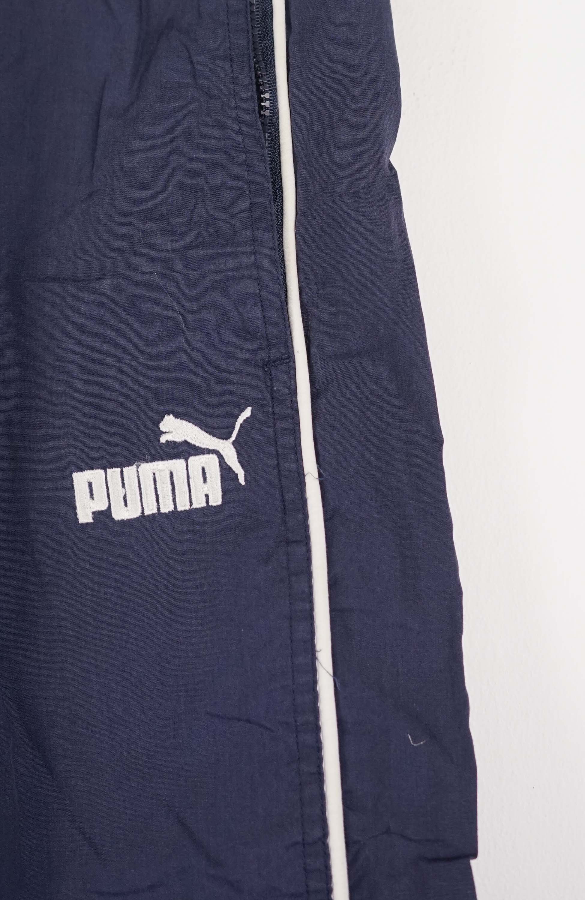 VINTAGE PUMA TRACK PANT SHORTS (M) - Image 2