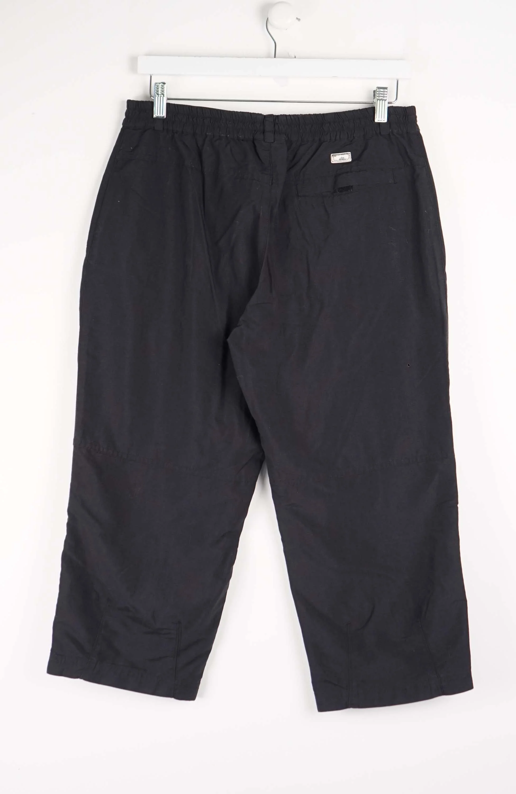 VINTAGE ADIDAS TRACK PANT SHORTS (M) - Image 4