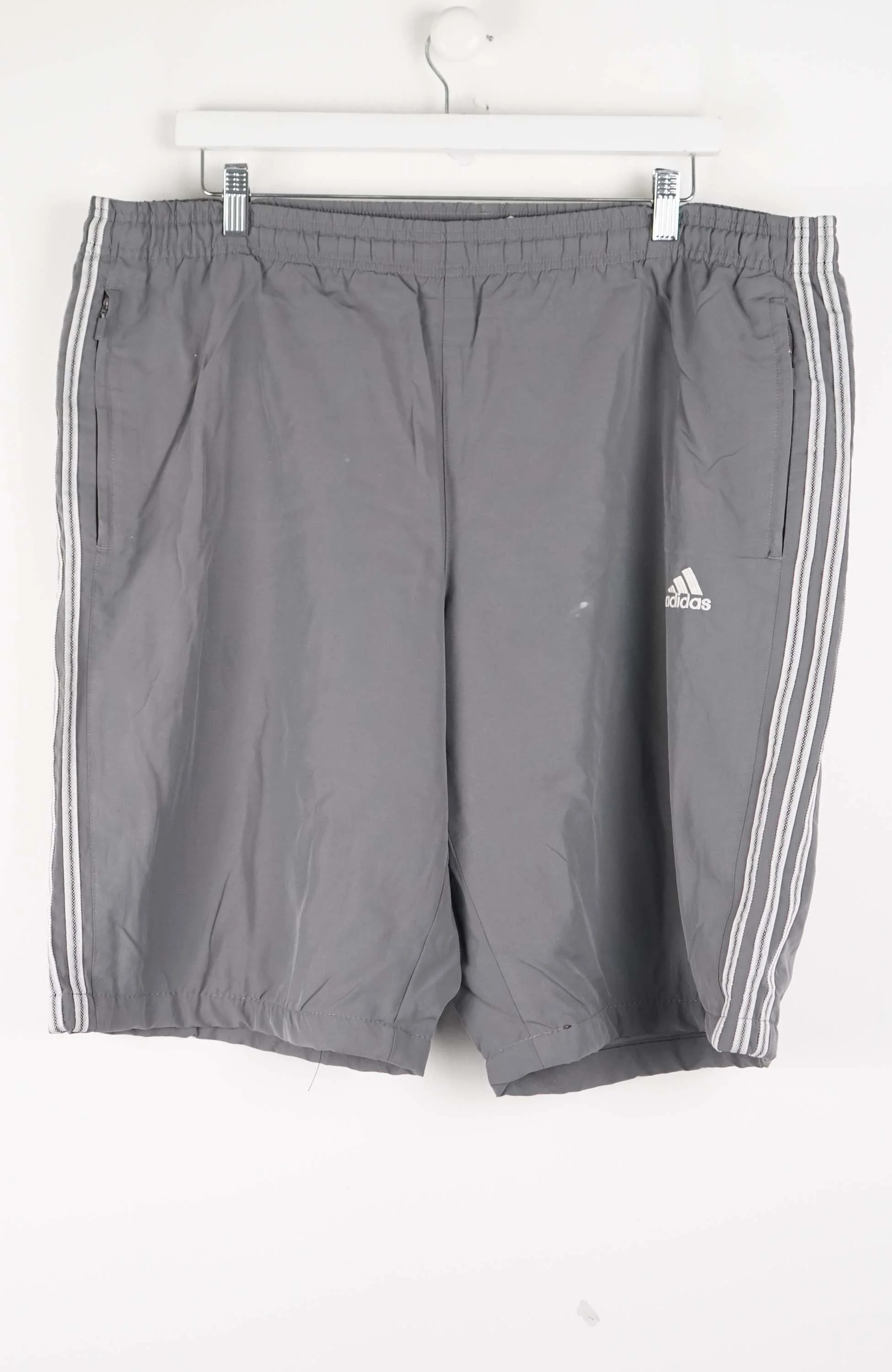 VINTAGE ADIDAS TRACK PANT SHORTS (XXL)