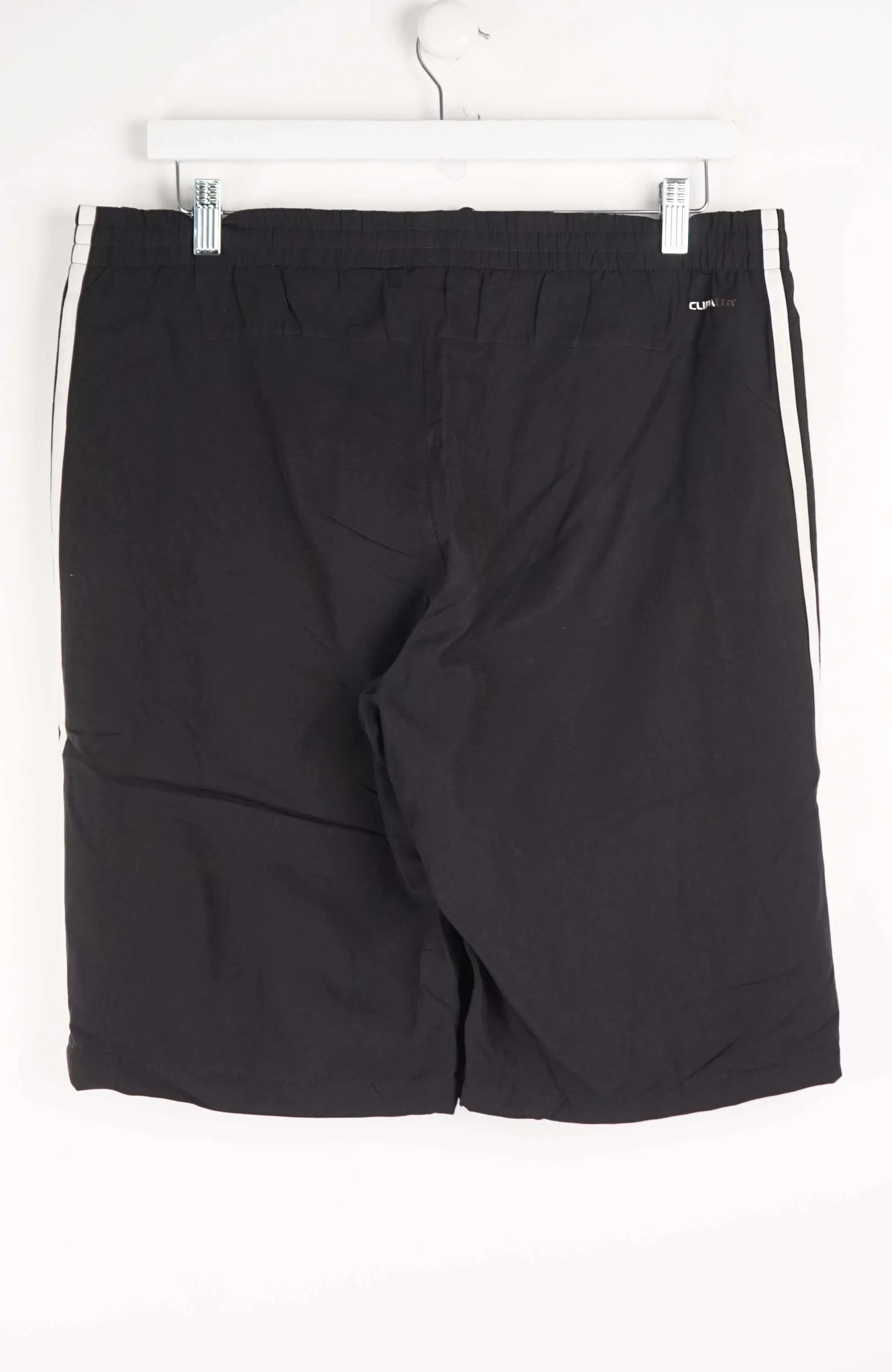 VINTAGE ADIDAS TRACK PANT SHORTS (L) - Image 3