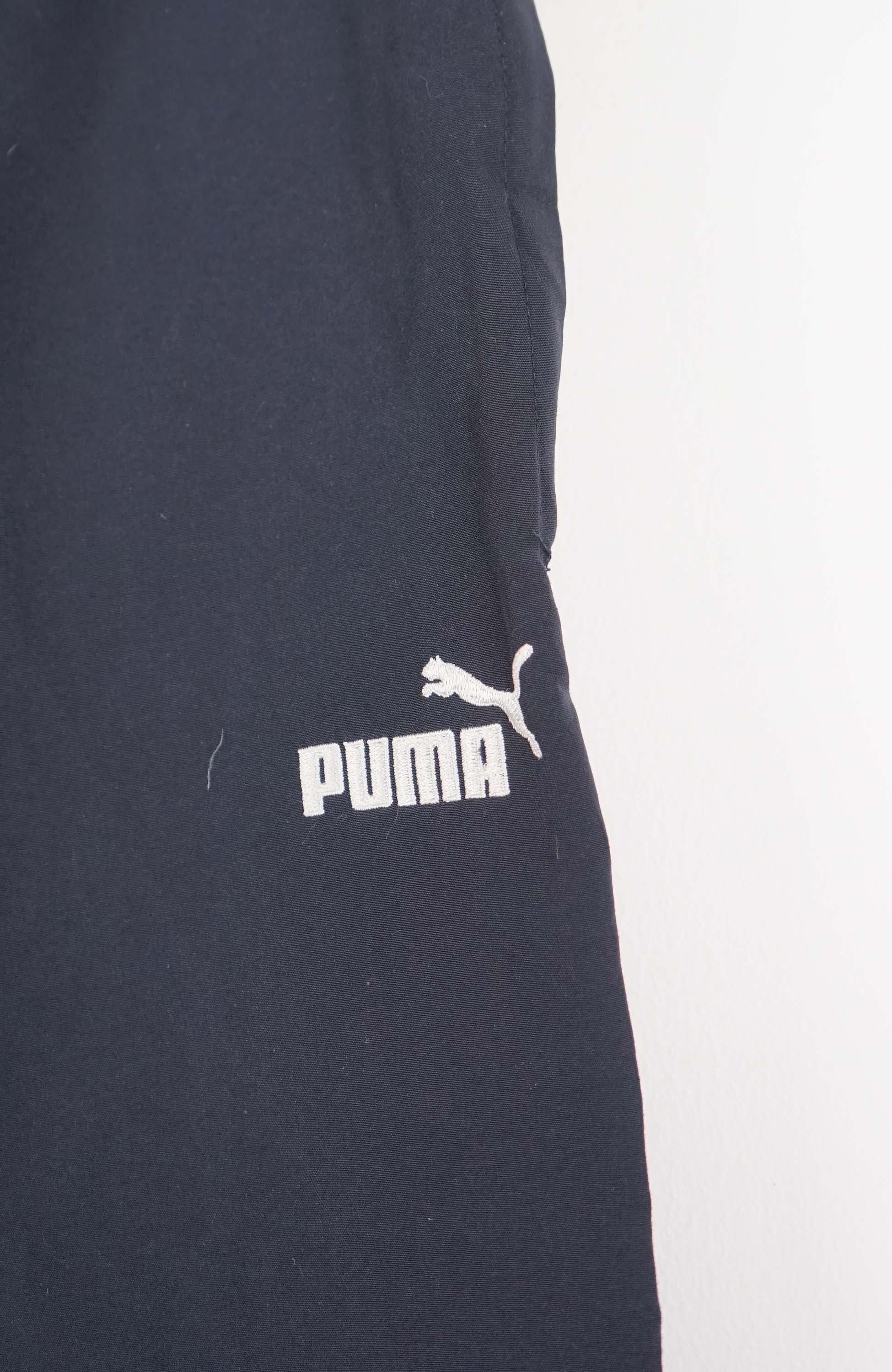 VINTAGE PUMA TRACK PANT SHORTS (XL) - Image 2