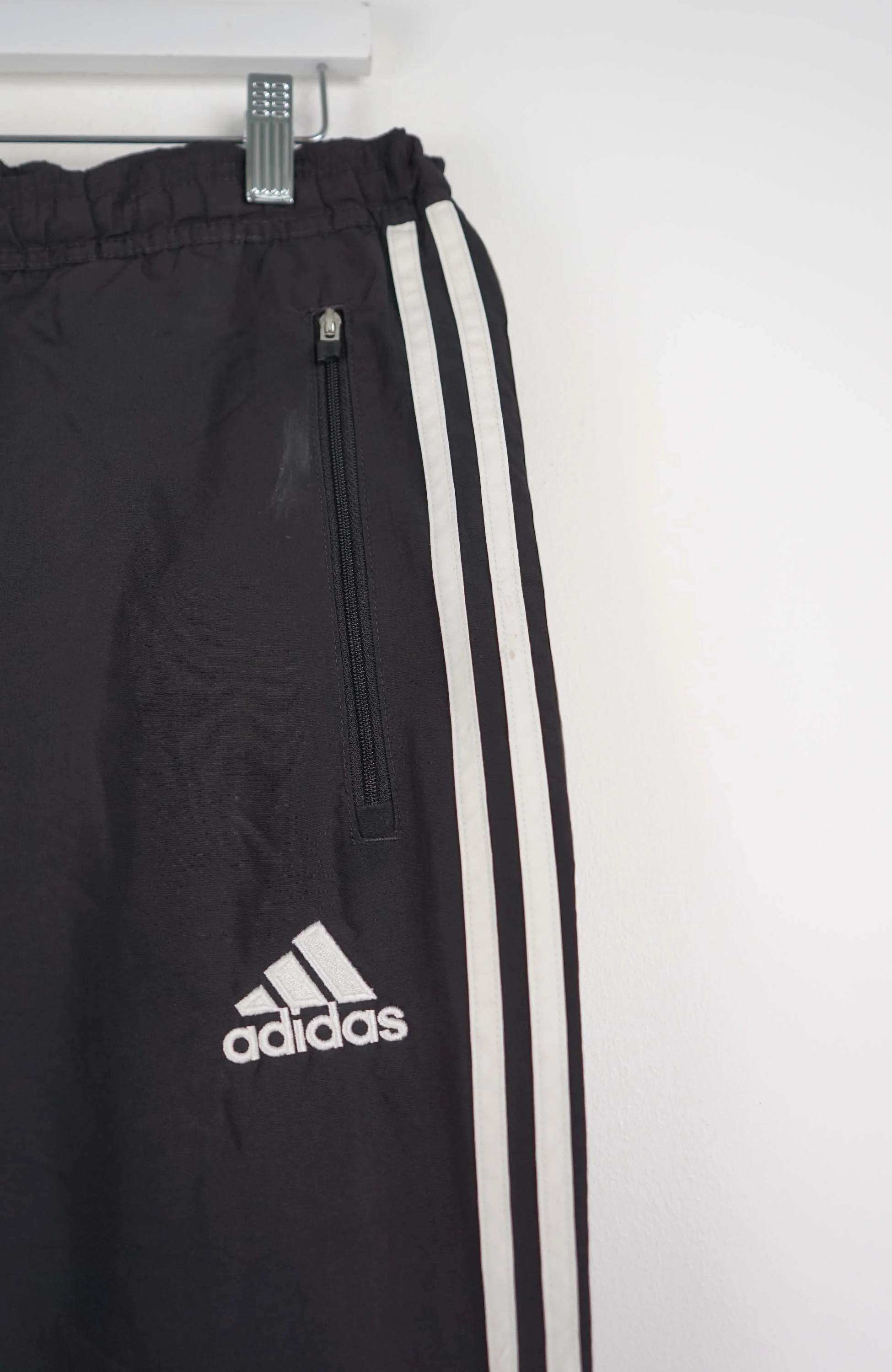 VINTAGE ADIDAS TRACK PANTS (L) - Image 2