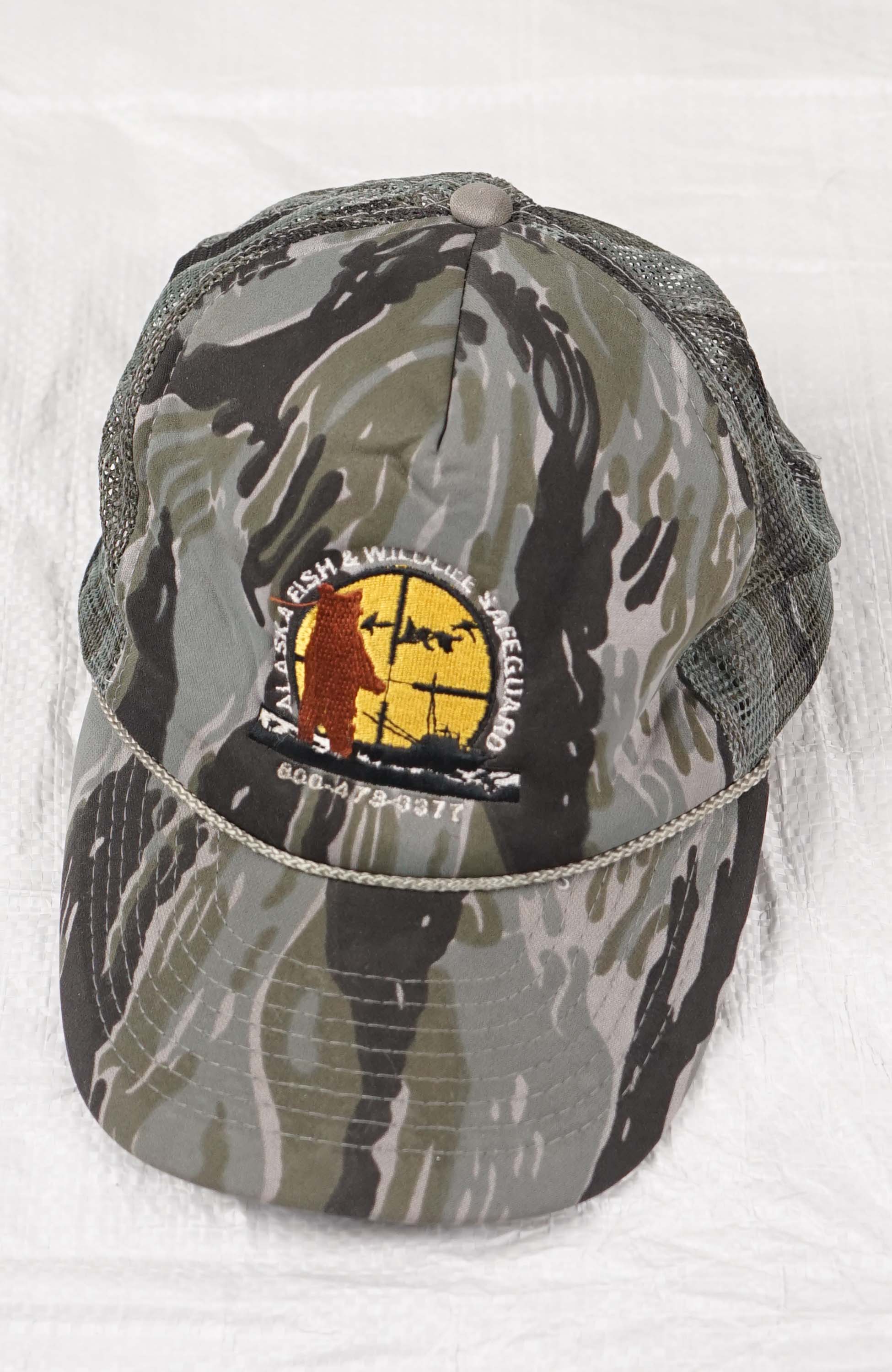 VINTAGE ALASKA WILDLIFE CAMO HAT
