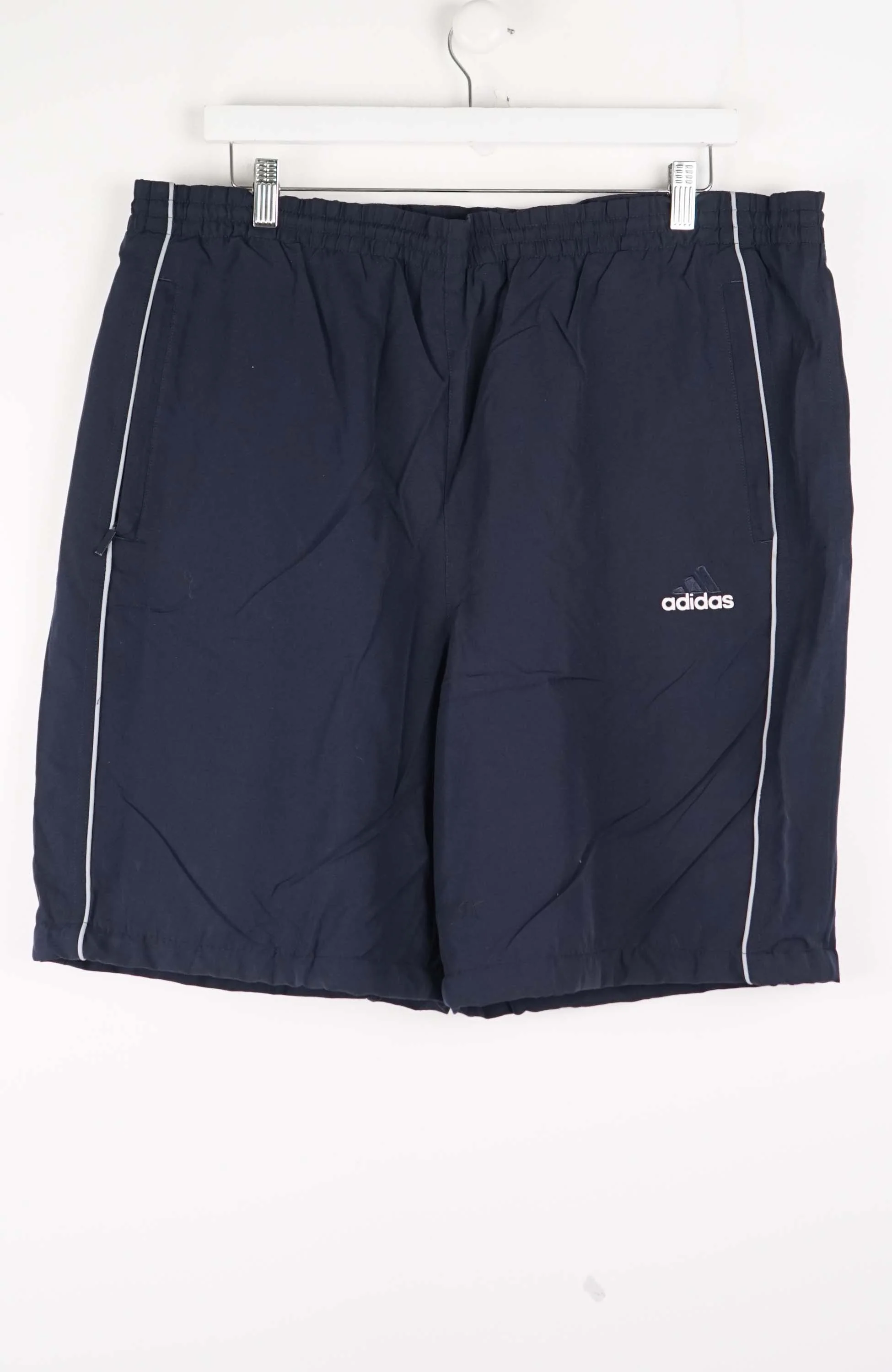 VINTAGE ADIDAS TRACK PANT SHORTS (XL)