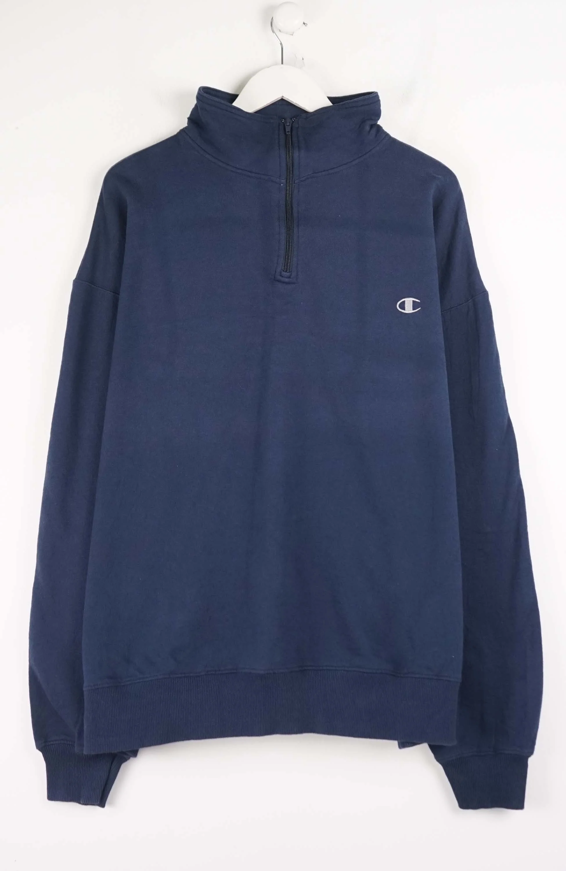 VINTAGE CHAMPION 1/4 ZIP SWEATER (XXL)