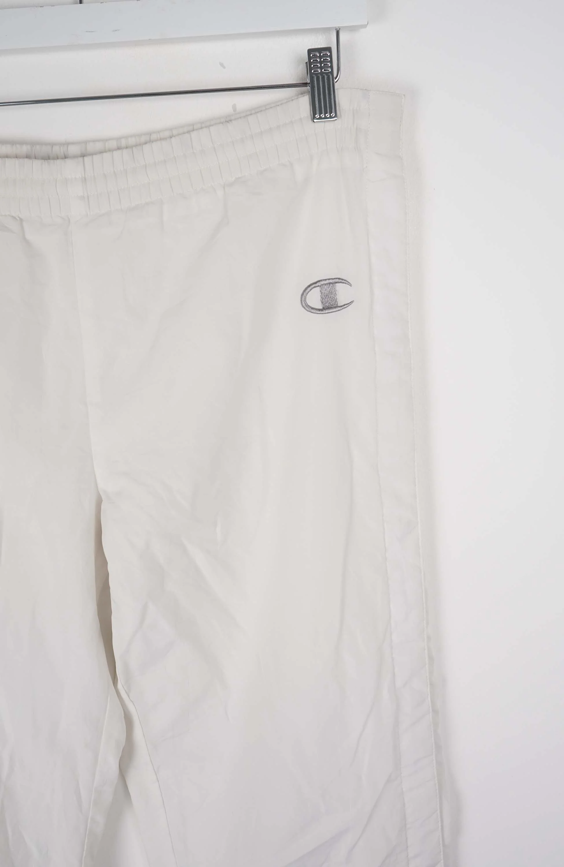 VINTAGE CHAMPION SNAP TRACK PANTS (XL) - Image 2