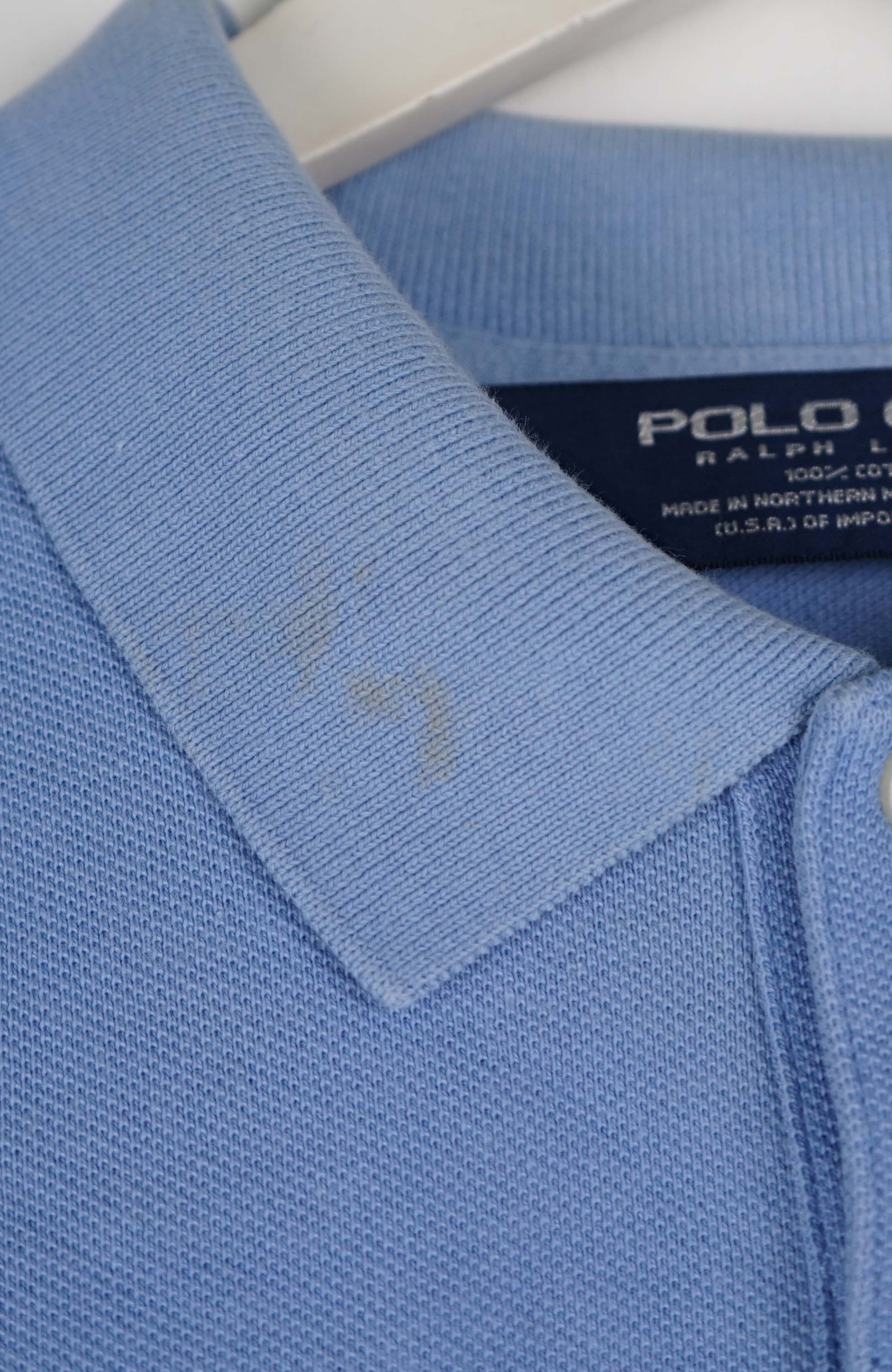 VINTAGE POLO RALPH LAUREN POLO SHIRT (L) - Image 2