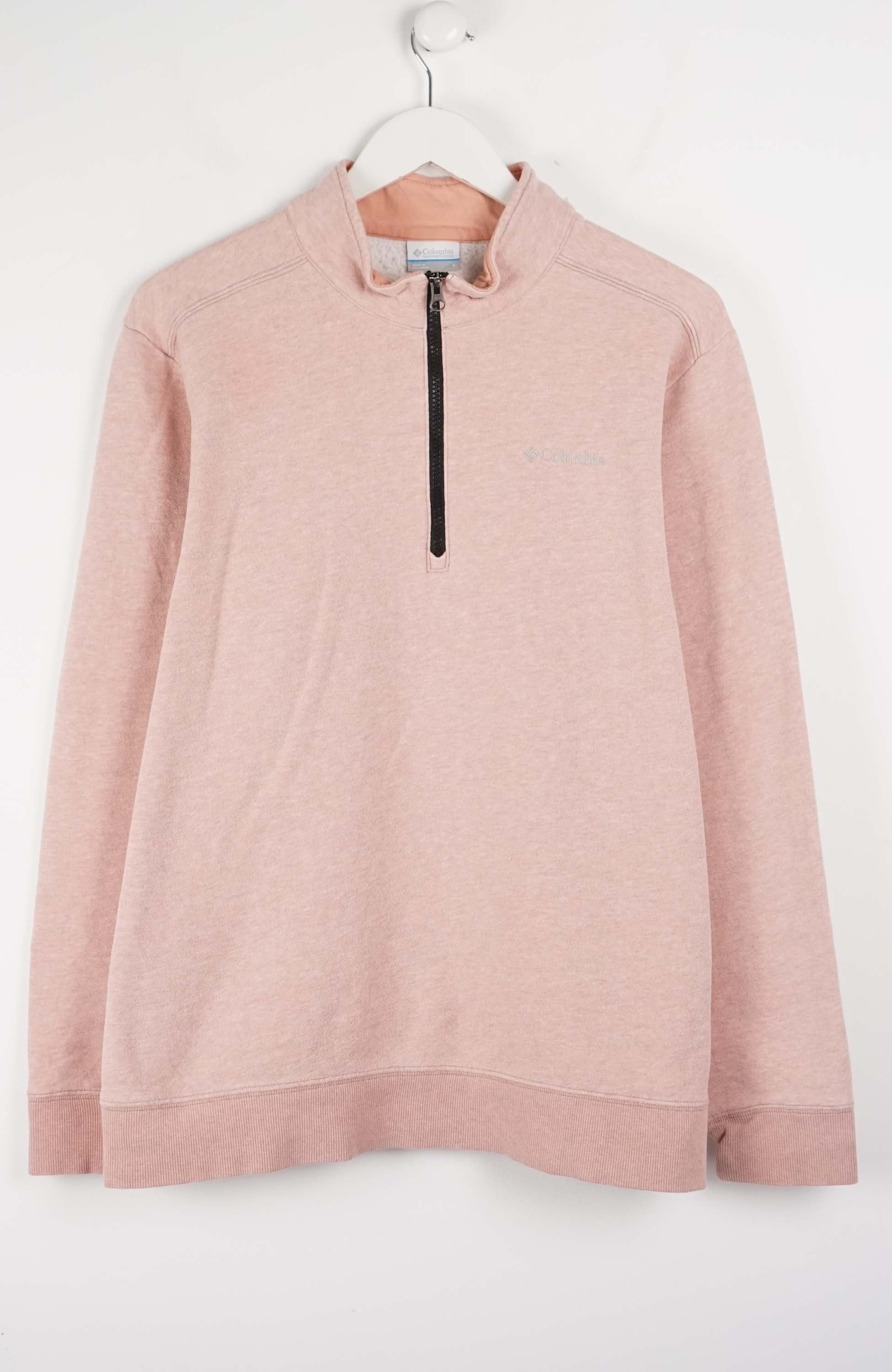 VINTAGE COLUMBIA 1/4 ZIP SWEATER (L)