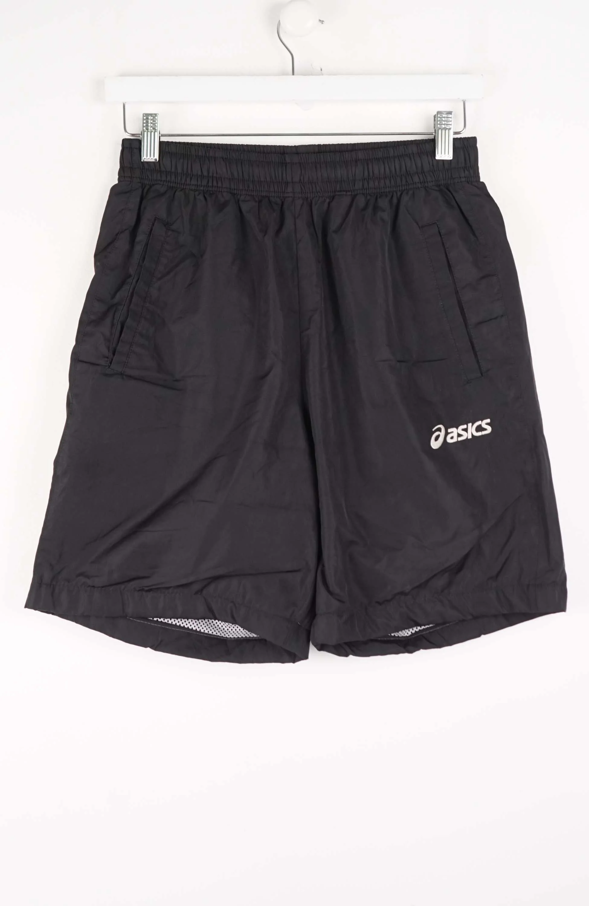 VINTAGE ASICS TRACK PANT SHORTS (XS)