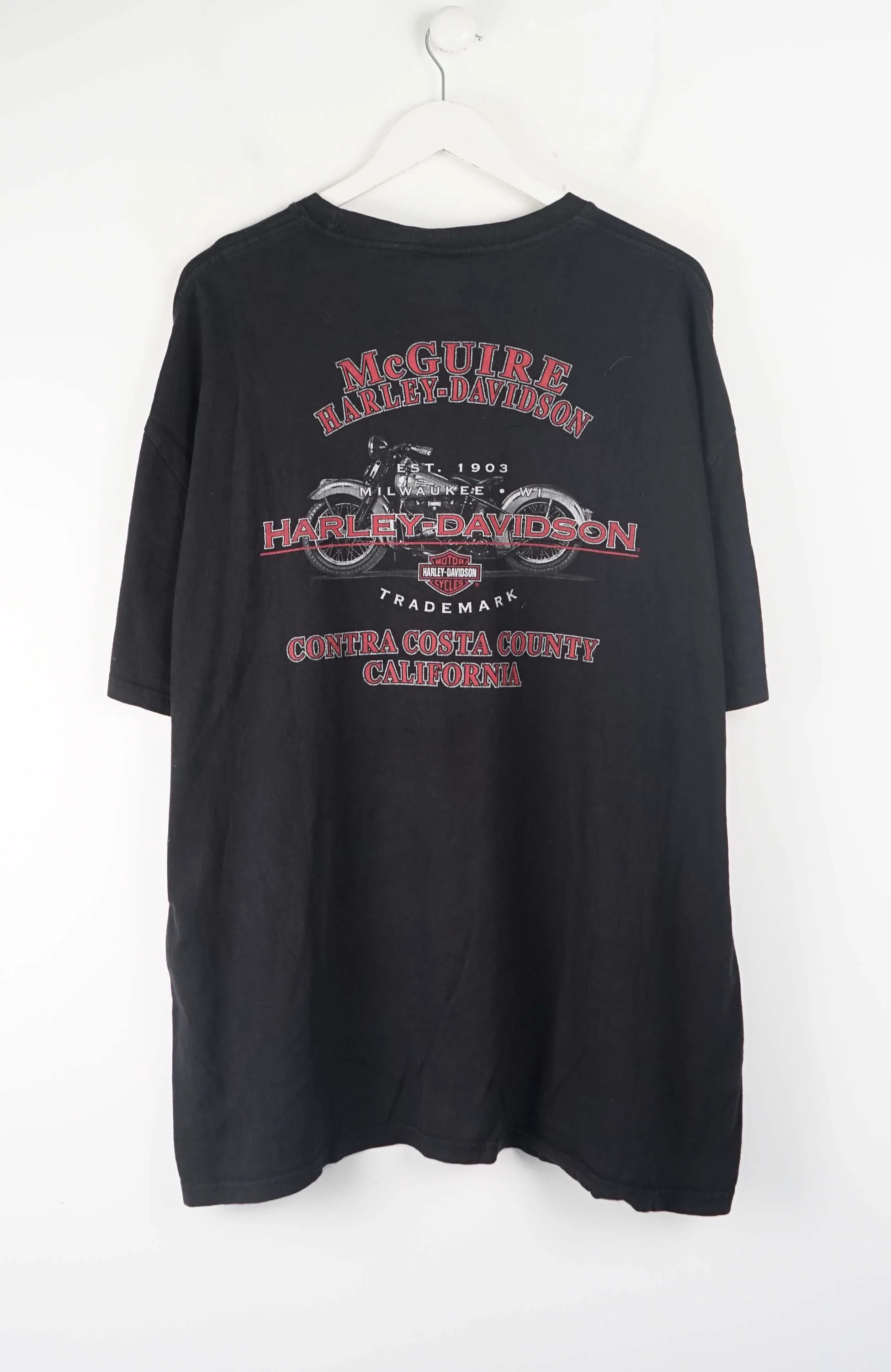 VINTAGE HARLEY DAVIDSON T-SHIRT (XXL) - Image 2