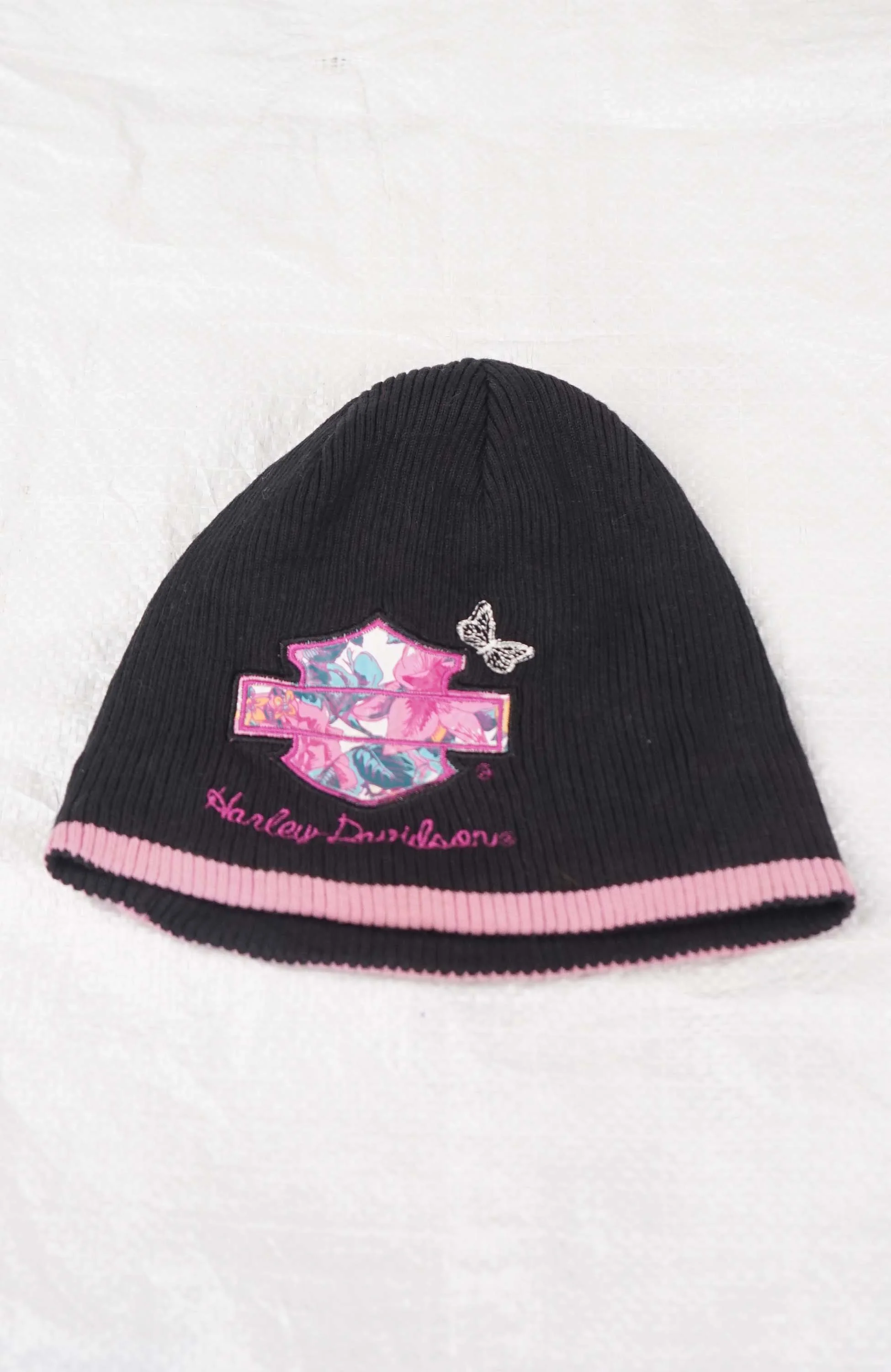 VINTAGE HARLEY DAVIDSON SKULL BEANIE