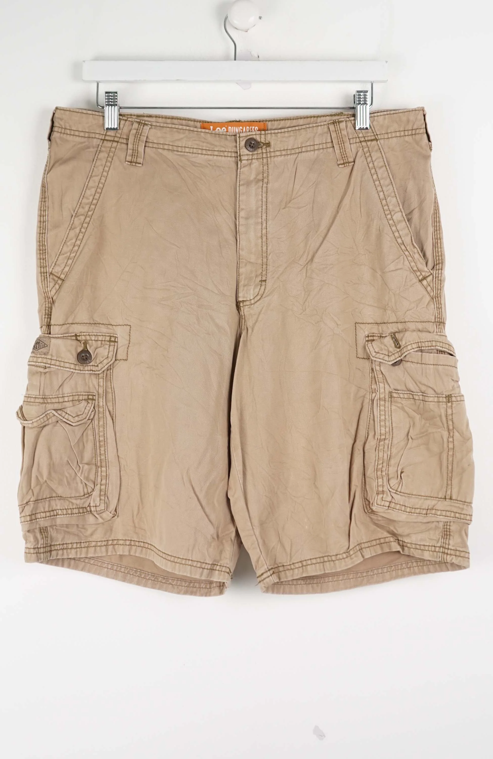 VINTAGE LEE DUNGAREES CARGO SHORTS W35
