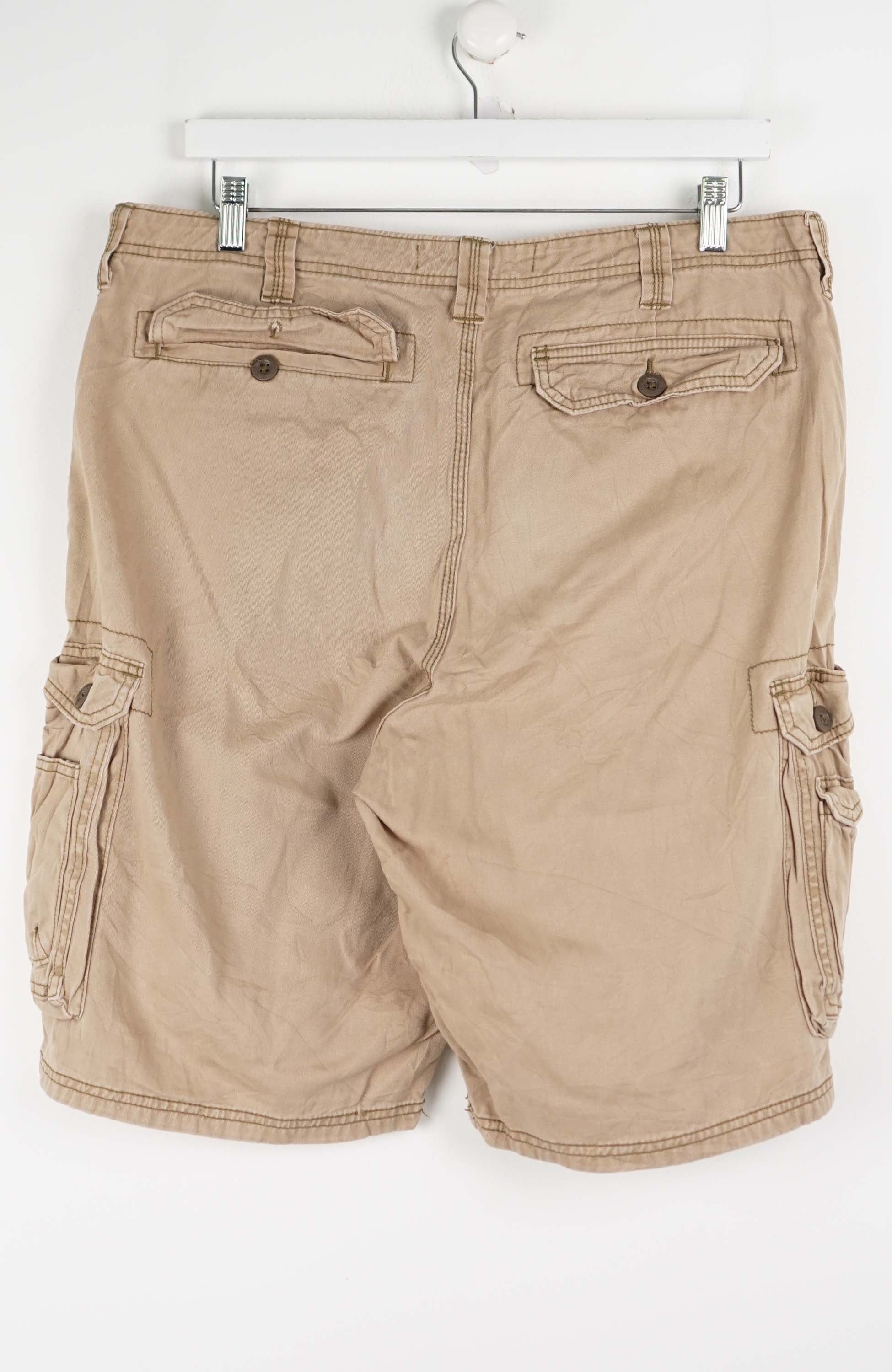 VINTAGE LEE DUNGAREES CARGO SHORTS W35 - Image 3