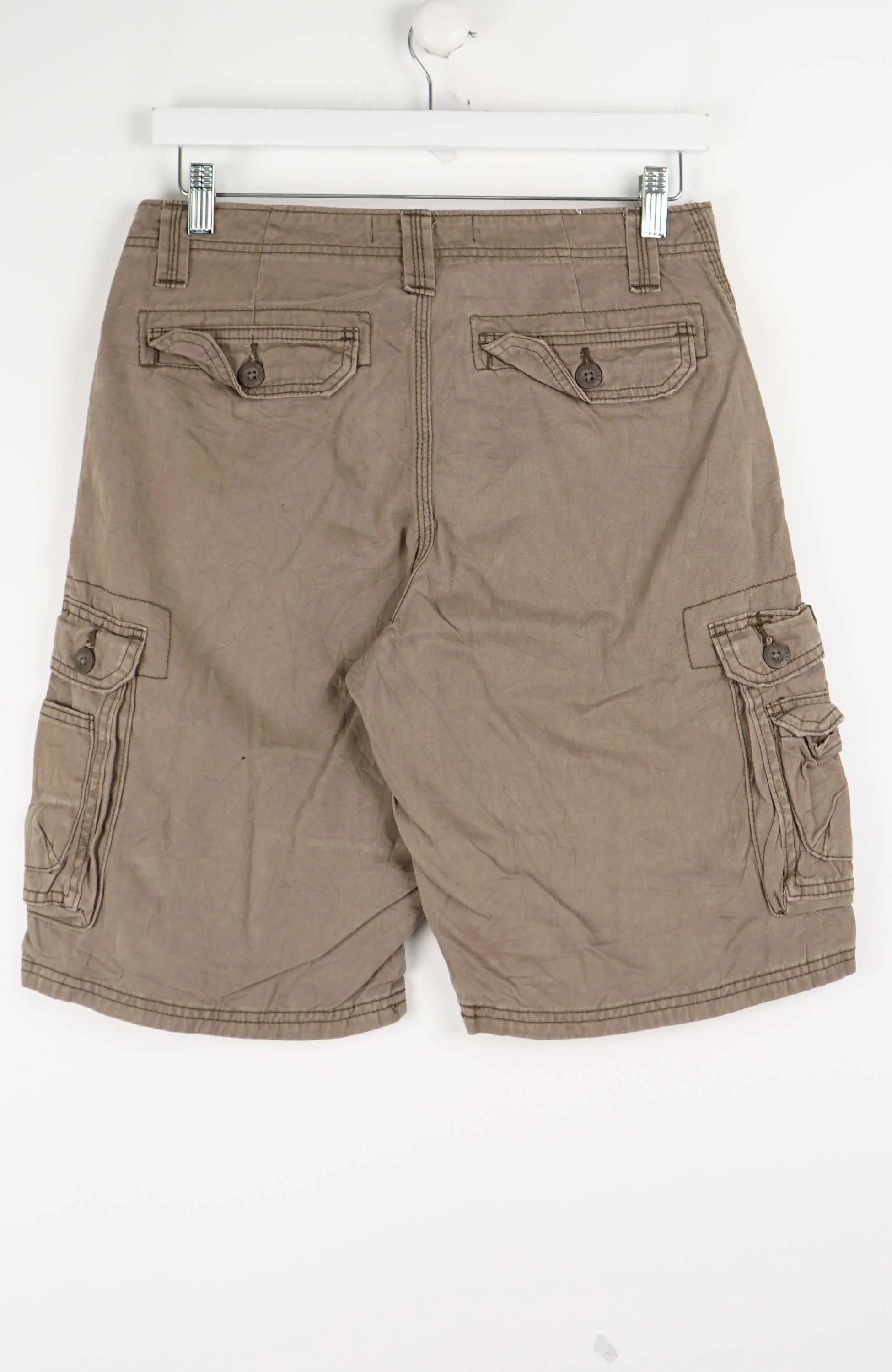 VINTAGE LEE DUNGAREES CARGO SHORTS W30 - Image 3