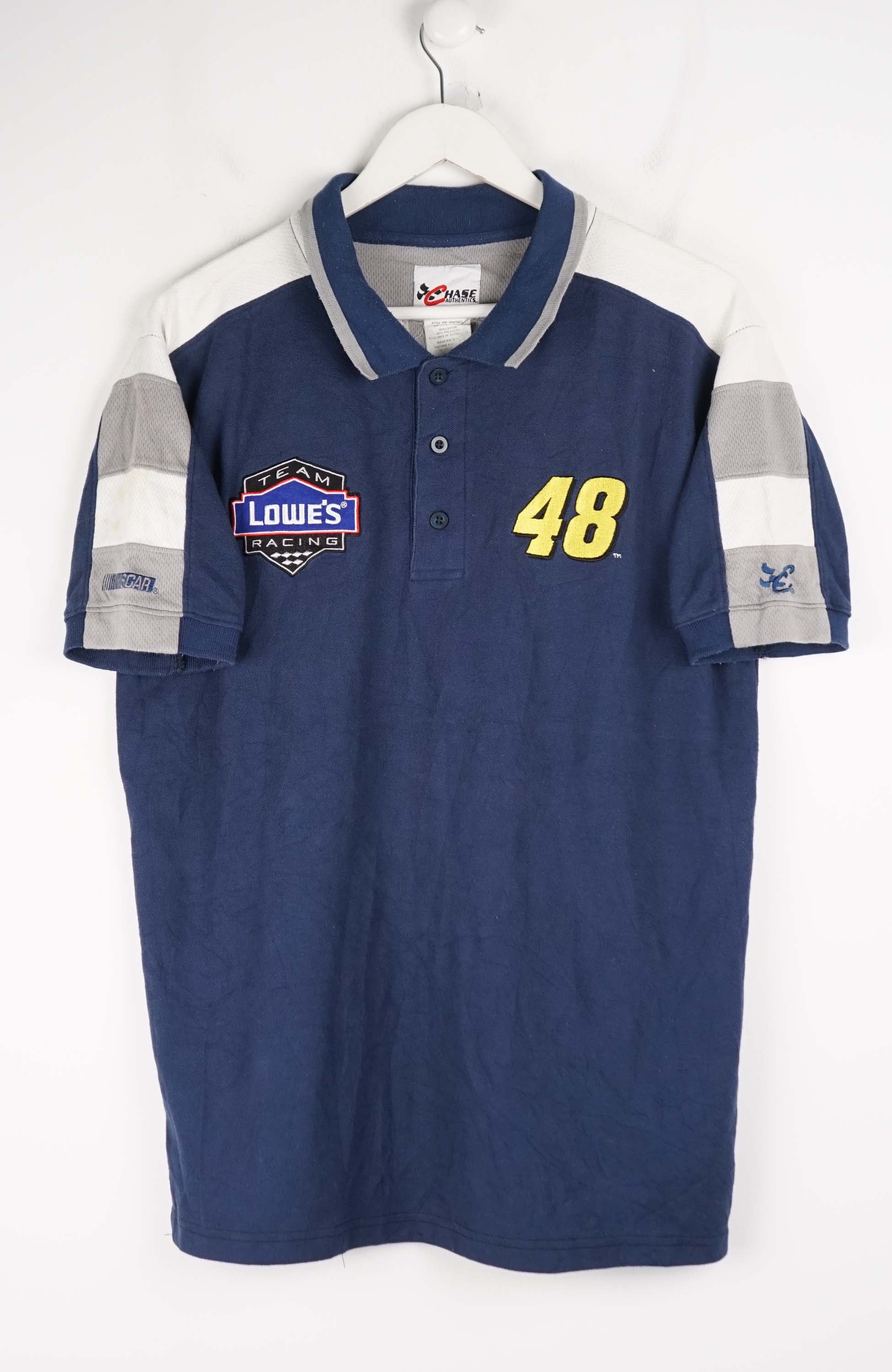 VINTAGE NASCAR LOWE'S RACING POLO SHIRT (L)