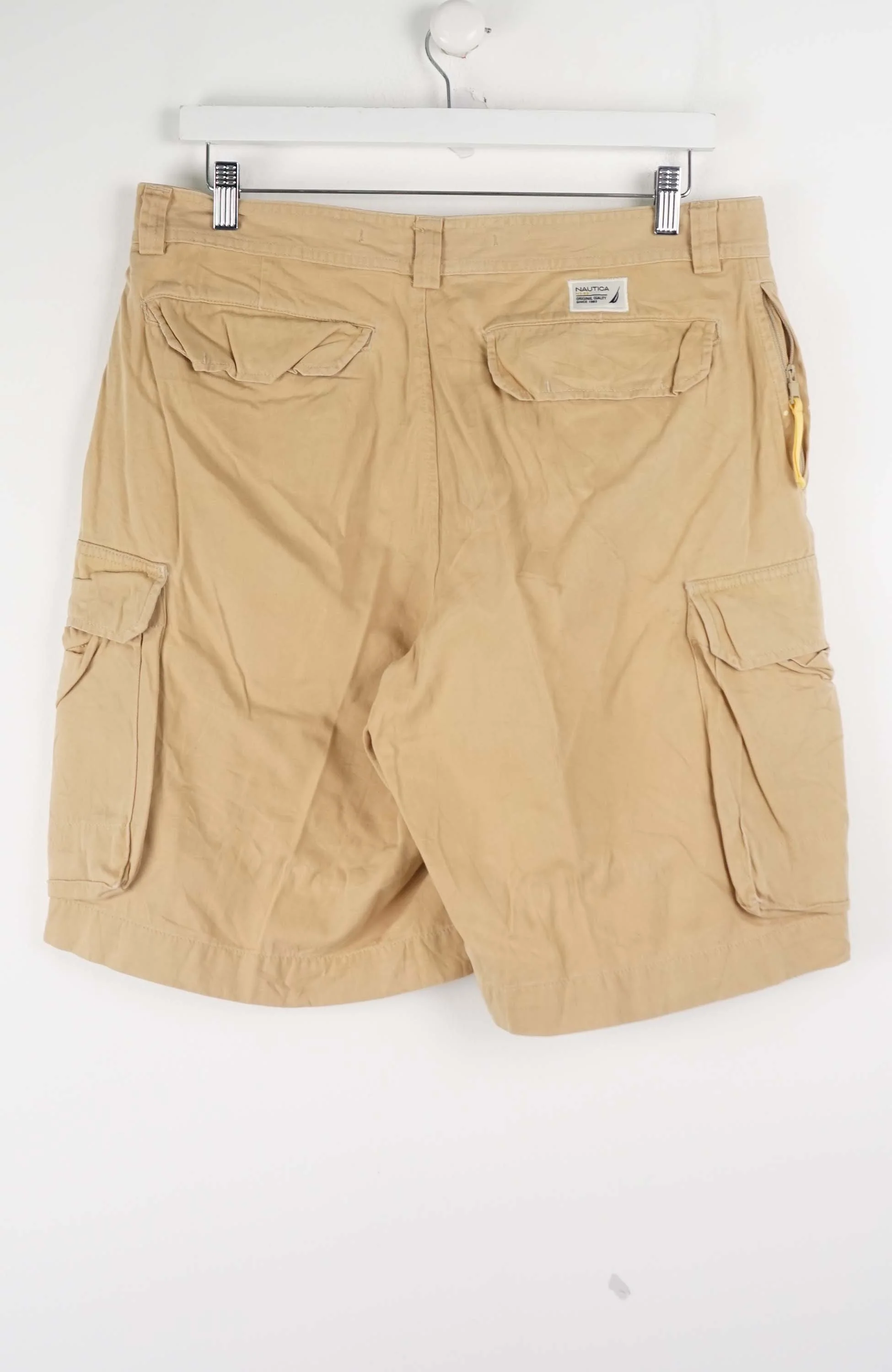 VINTAGE NAUTICA CARGO SHORTS W34 - Image 5