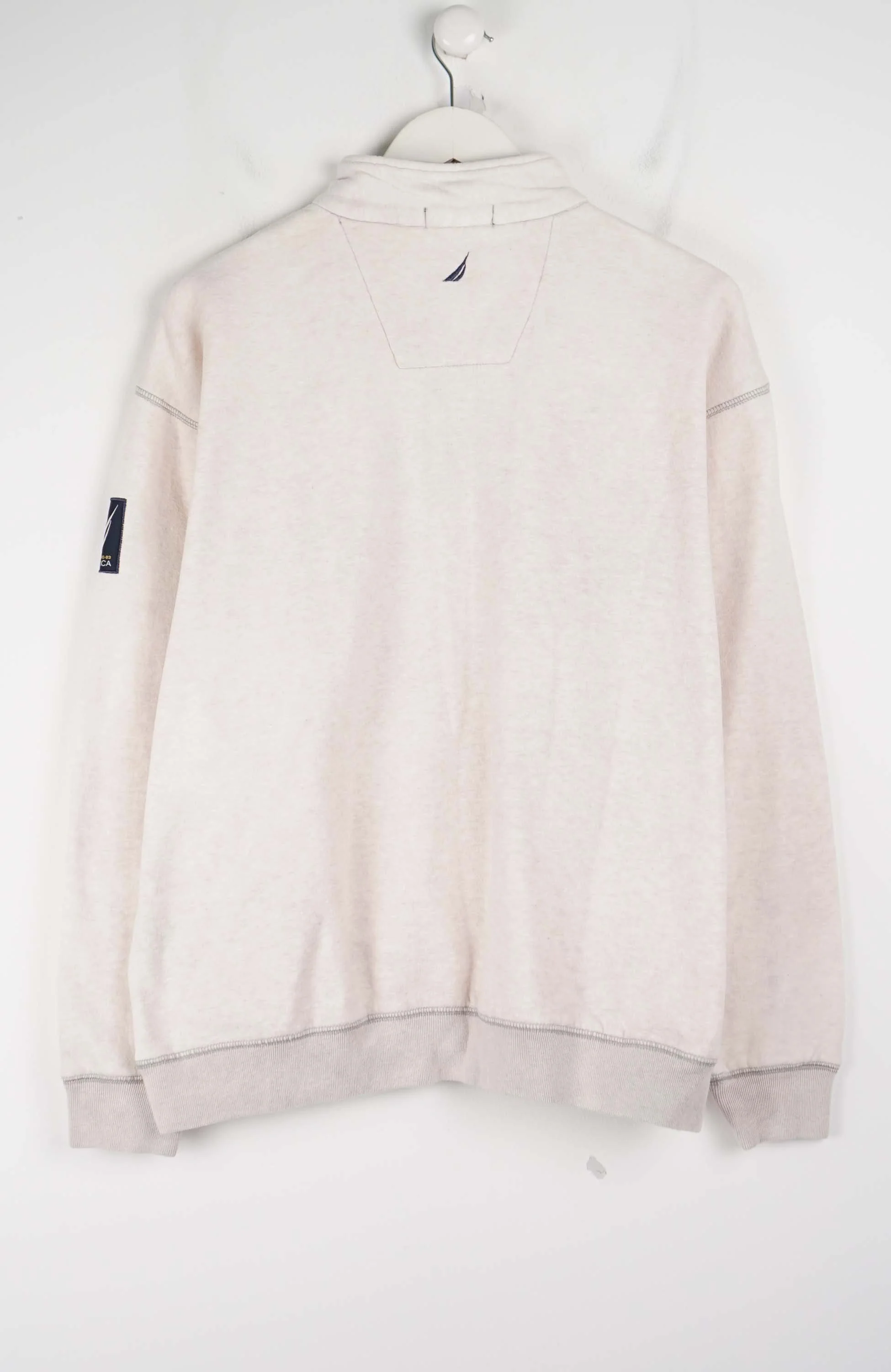 VINTAGE NAUTICA 1/4 ZIP SWEATER (M) - Image 2