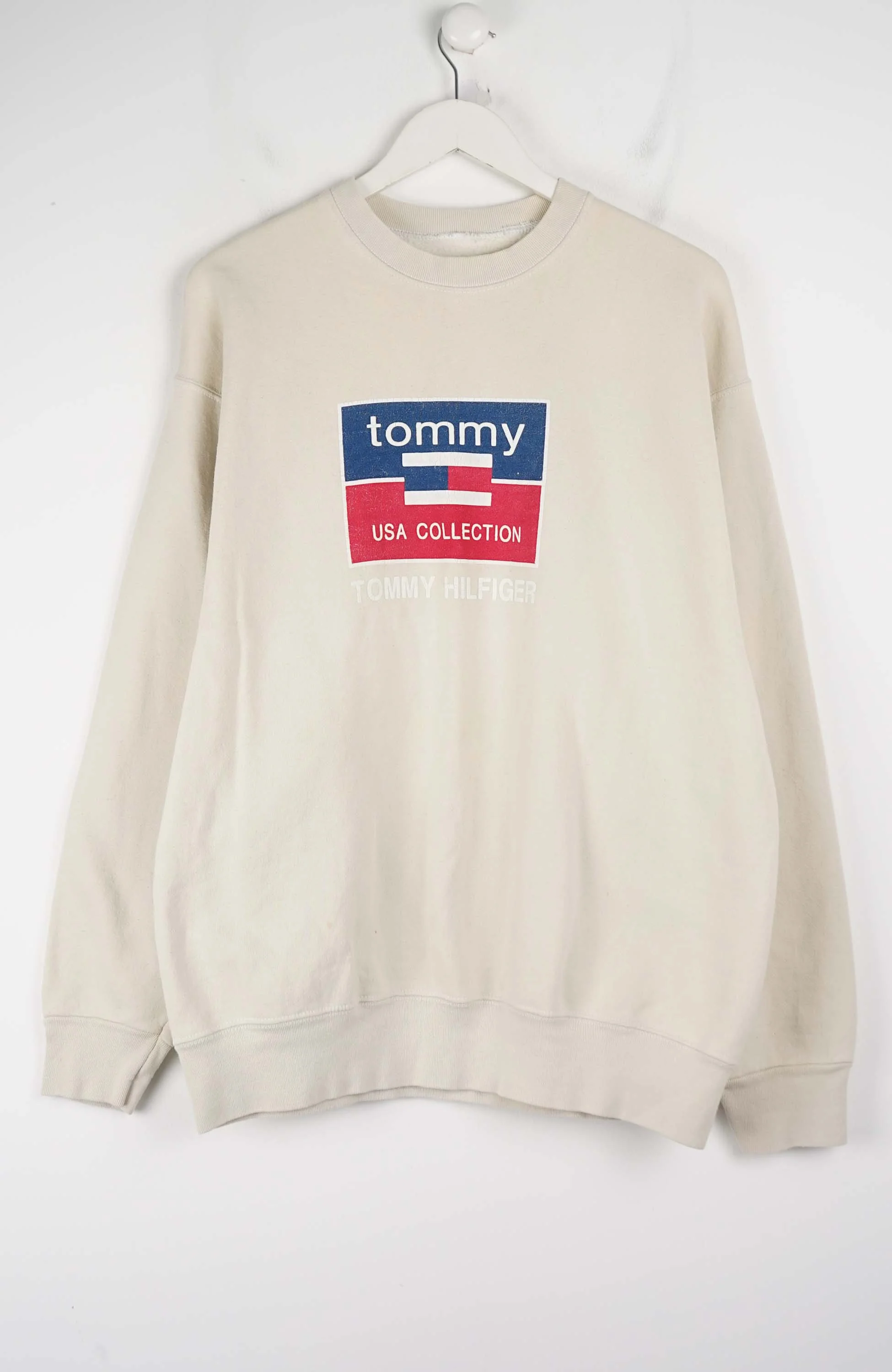 VINTAGE TOMMY USA COLLECTION SWEATER (XL) 90'S BOOTLEG