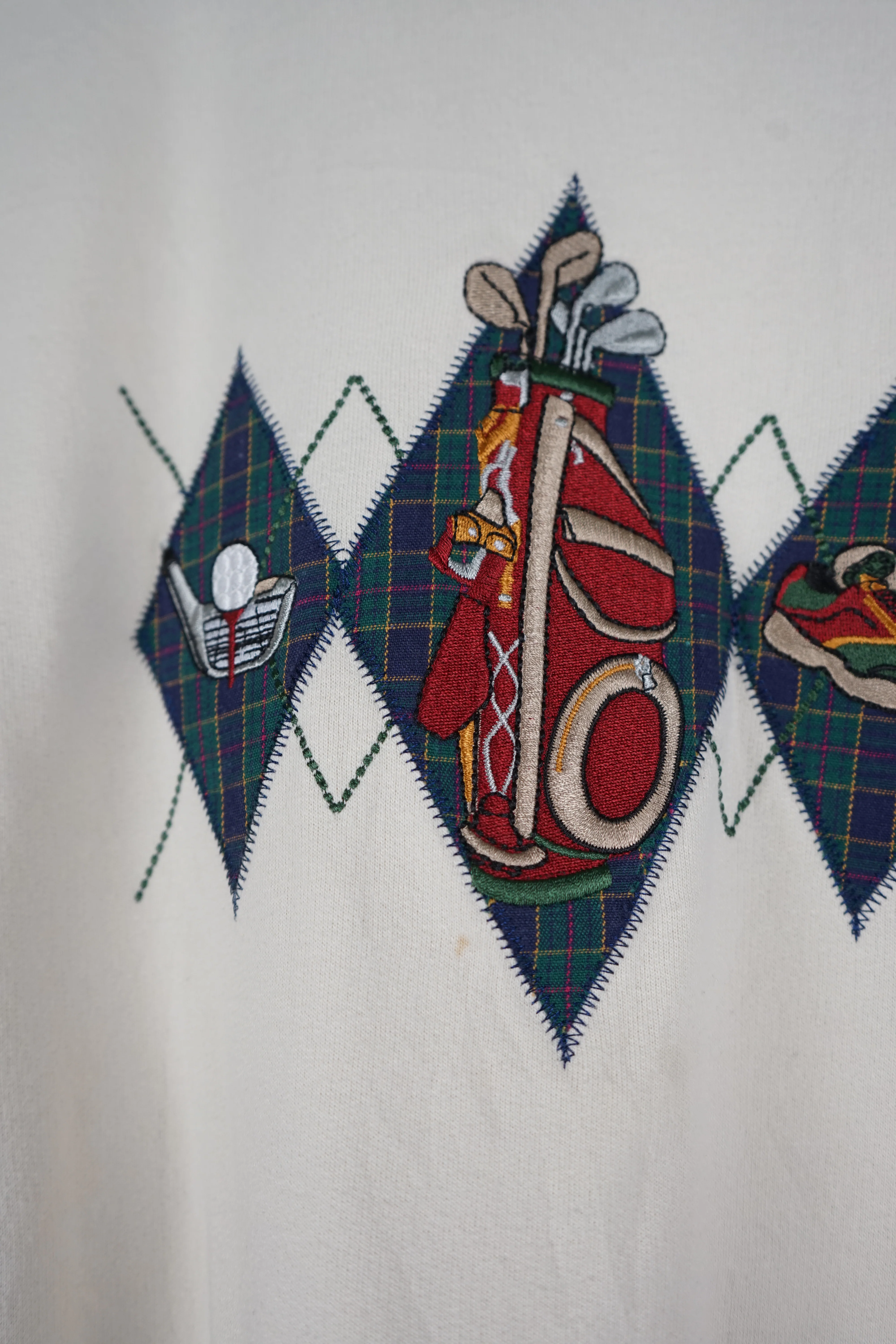 VINTAGE GOLF SWEATER (XL) - Image 3