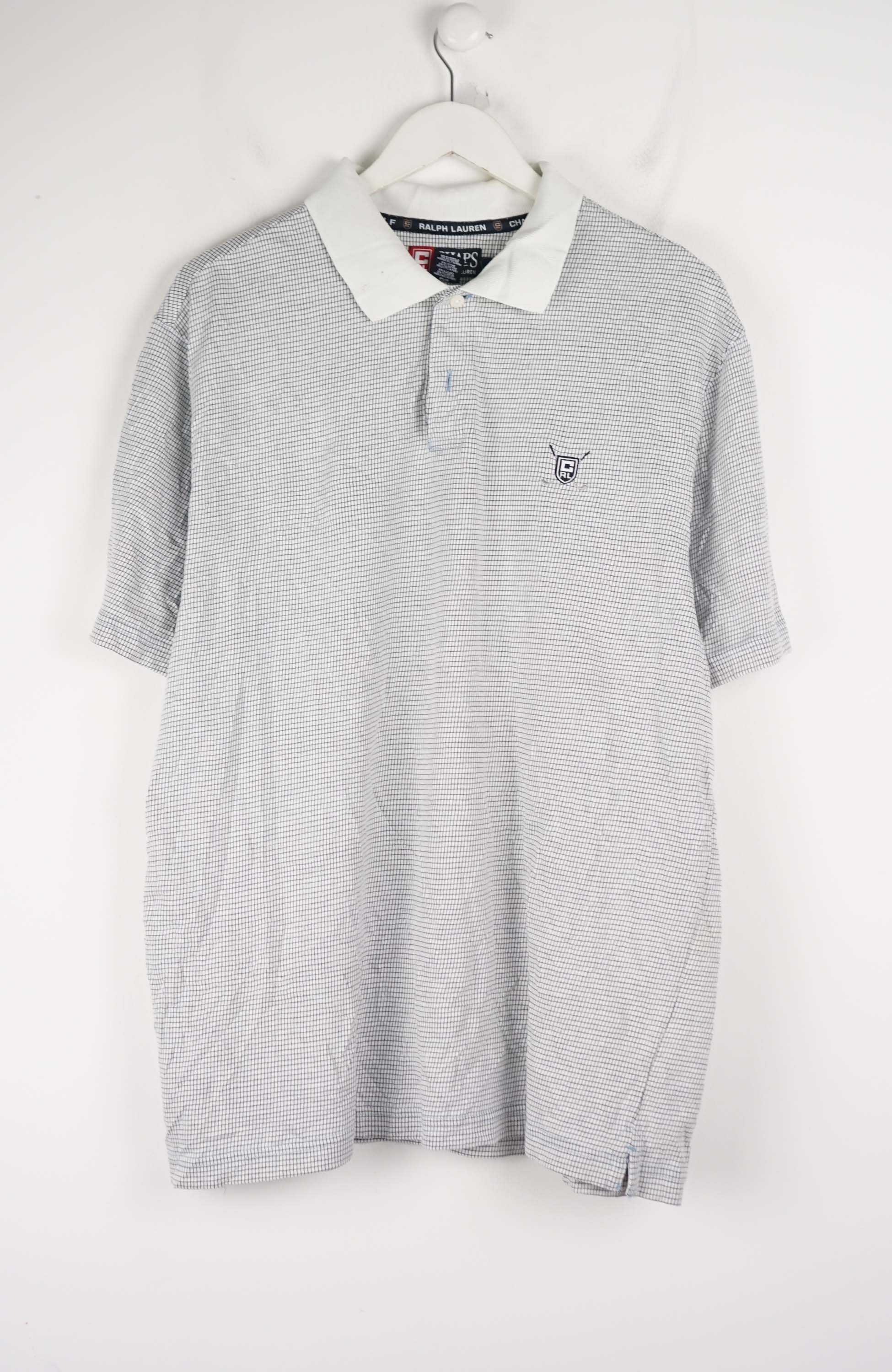 VINTAGE CHAPS GOLF POLO SHIRT (L)