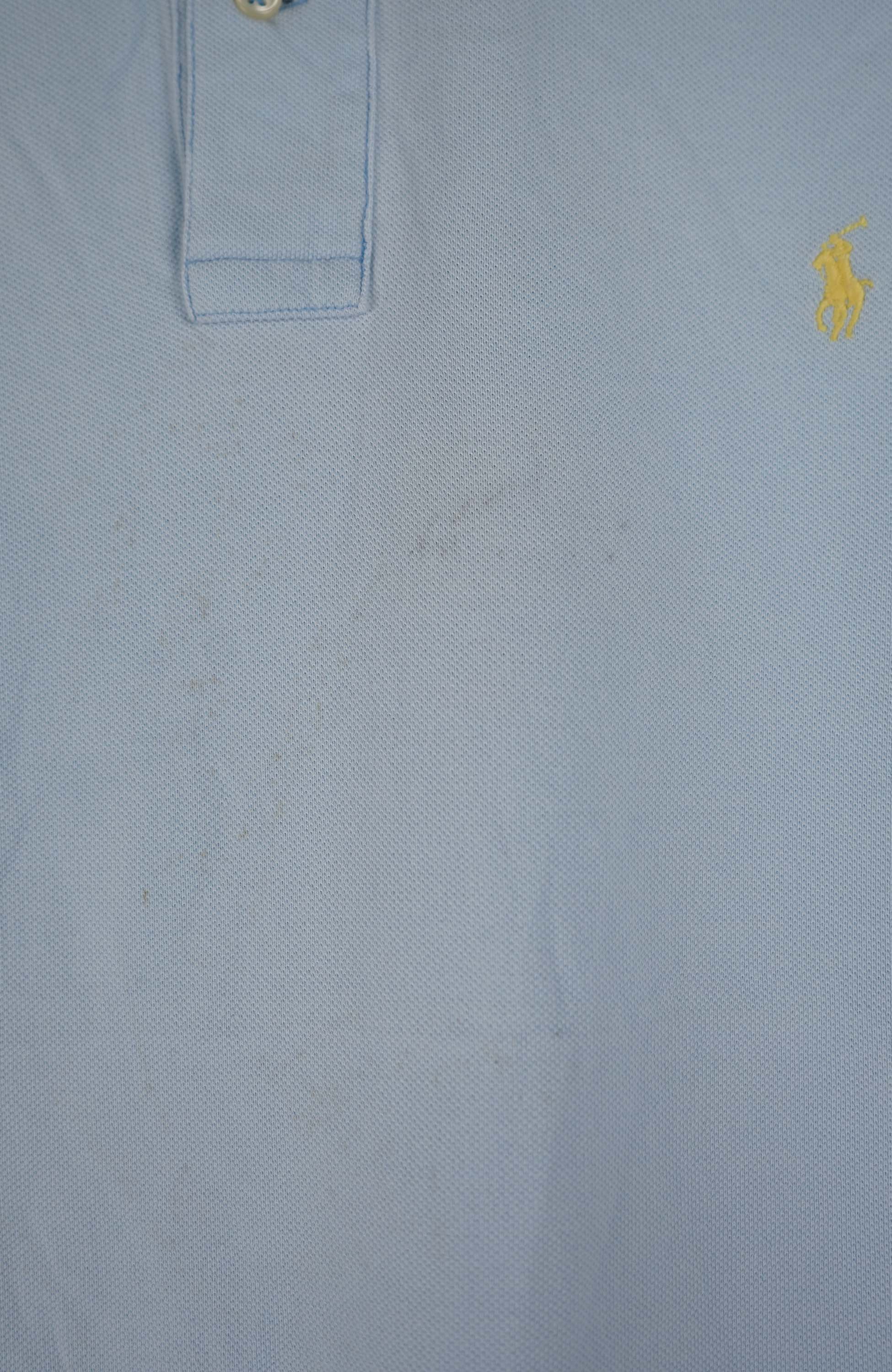 VINTAGE POLO RALPH LAUREN POLO SHIRT (L) - Image 2