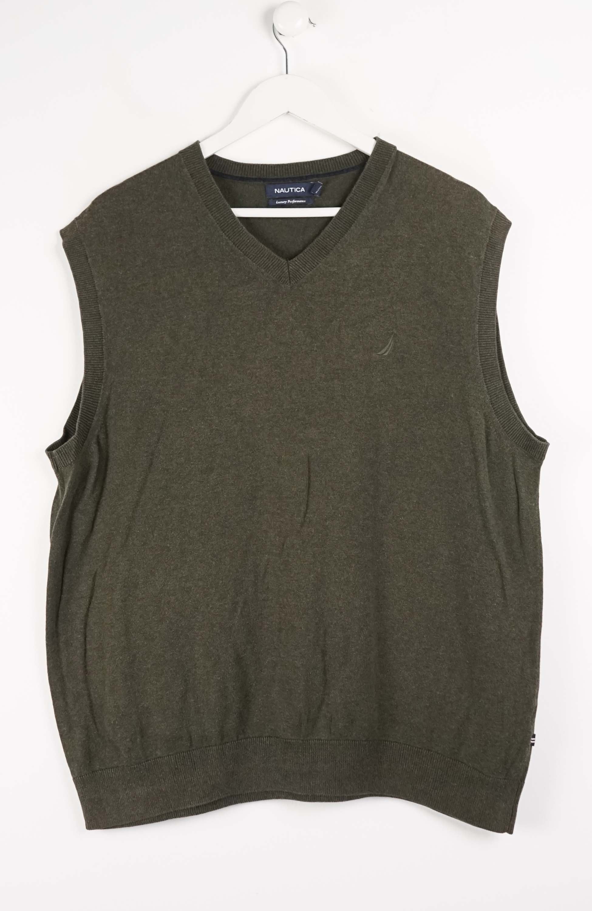 VINTAGE NAUTICA KNIT VEST SWEATER (L)