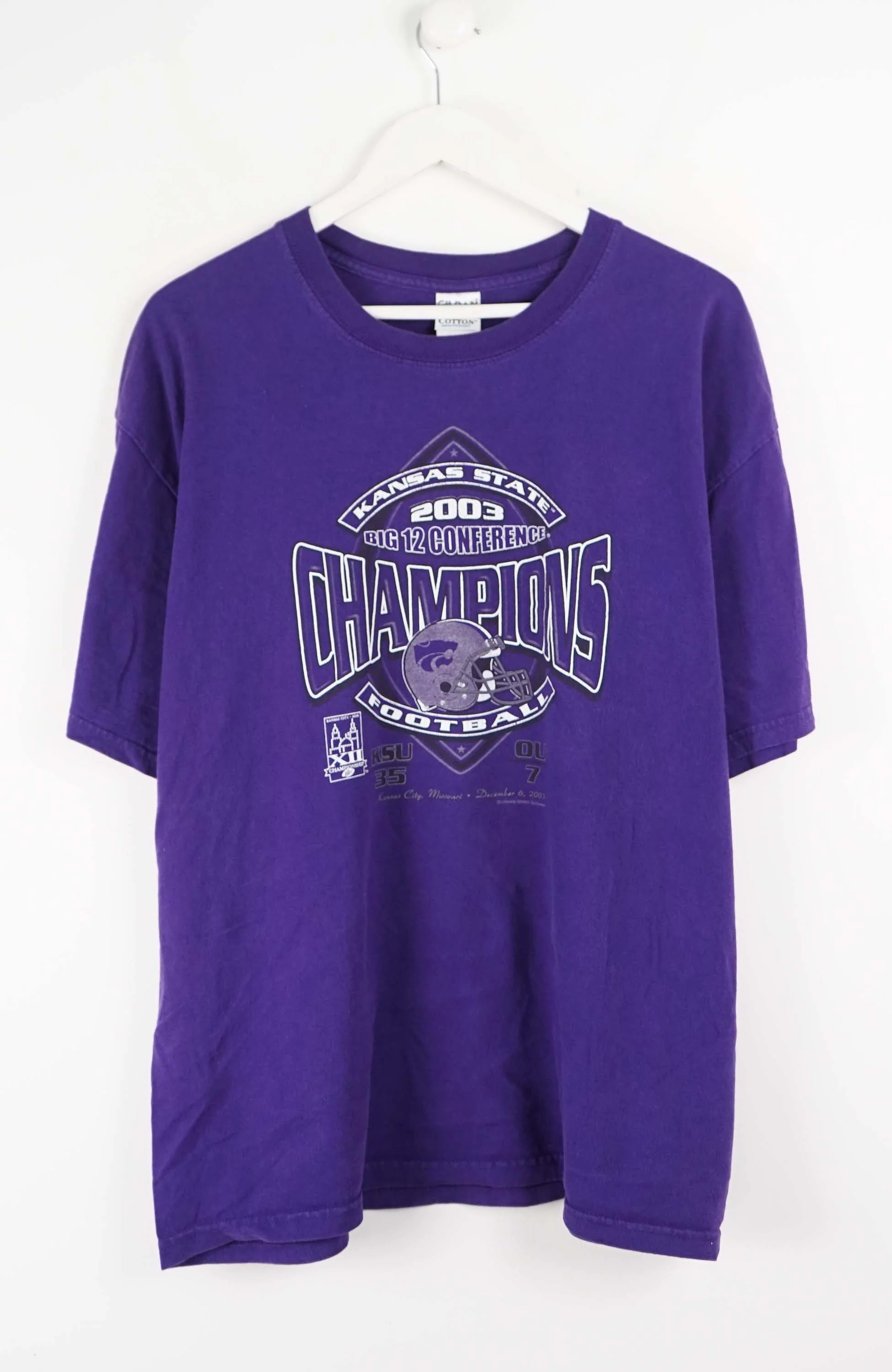 VINTAGE KANSAS STATE WILDCATS 2003 T-SHIRT (XL)