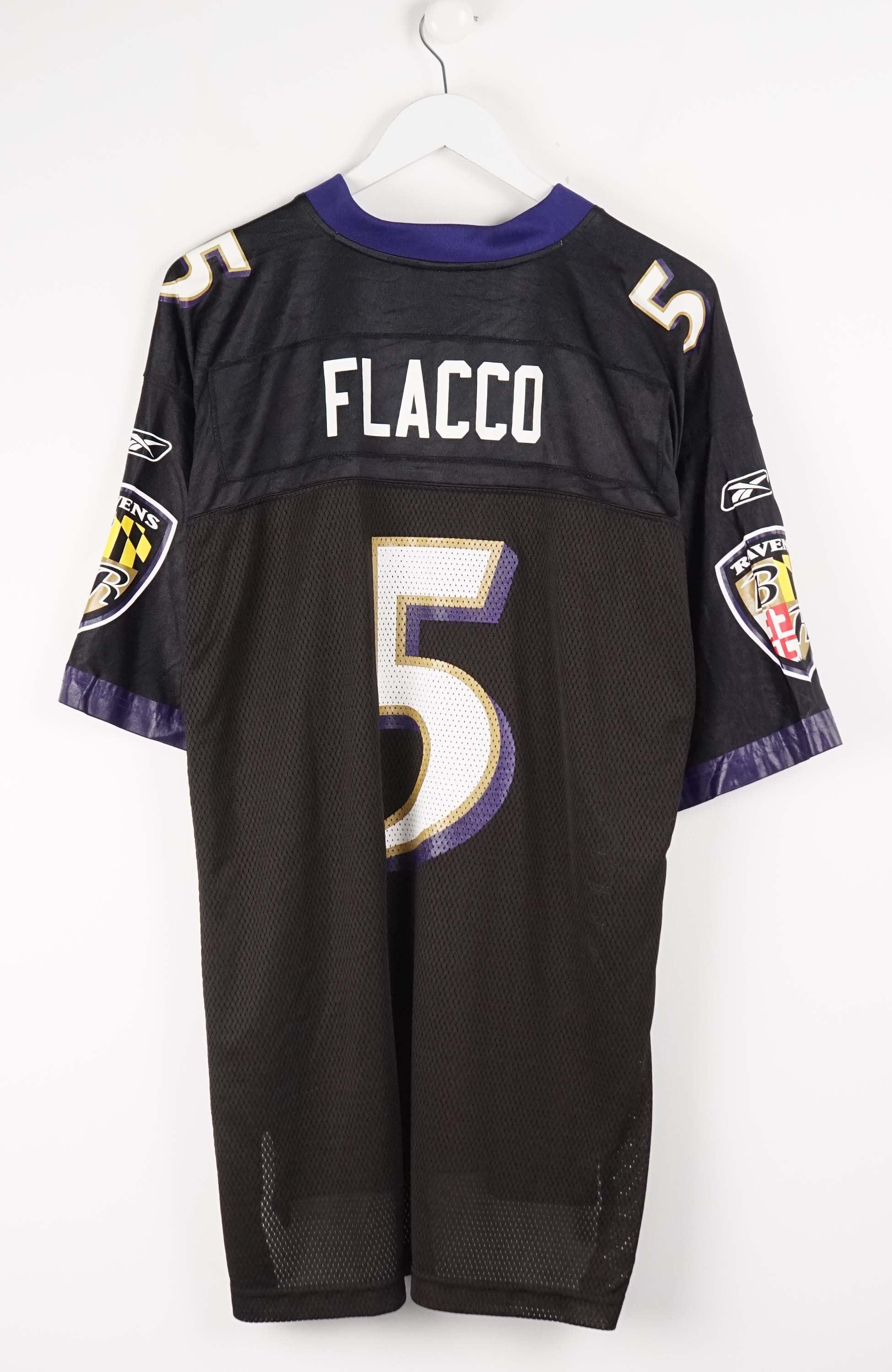 VINTAGE NFL REEBOK BALTIMORE RAVENS JERSEY (XL) - Image 2