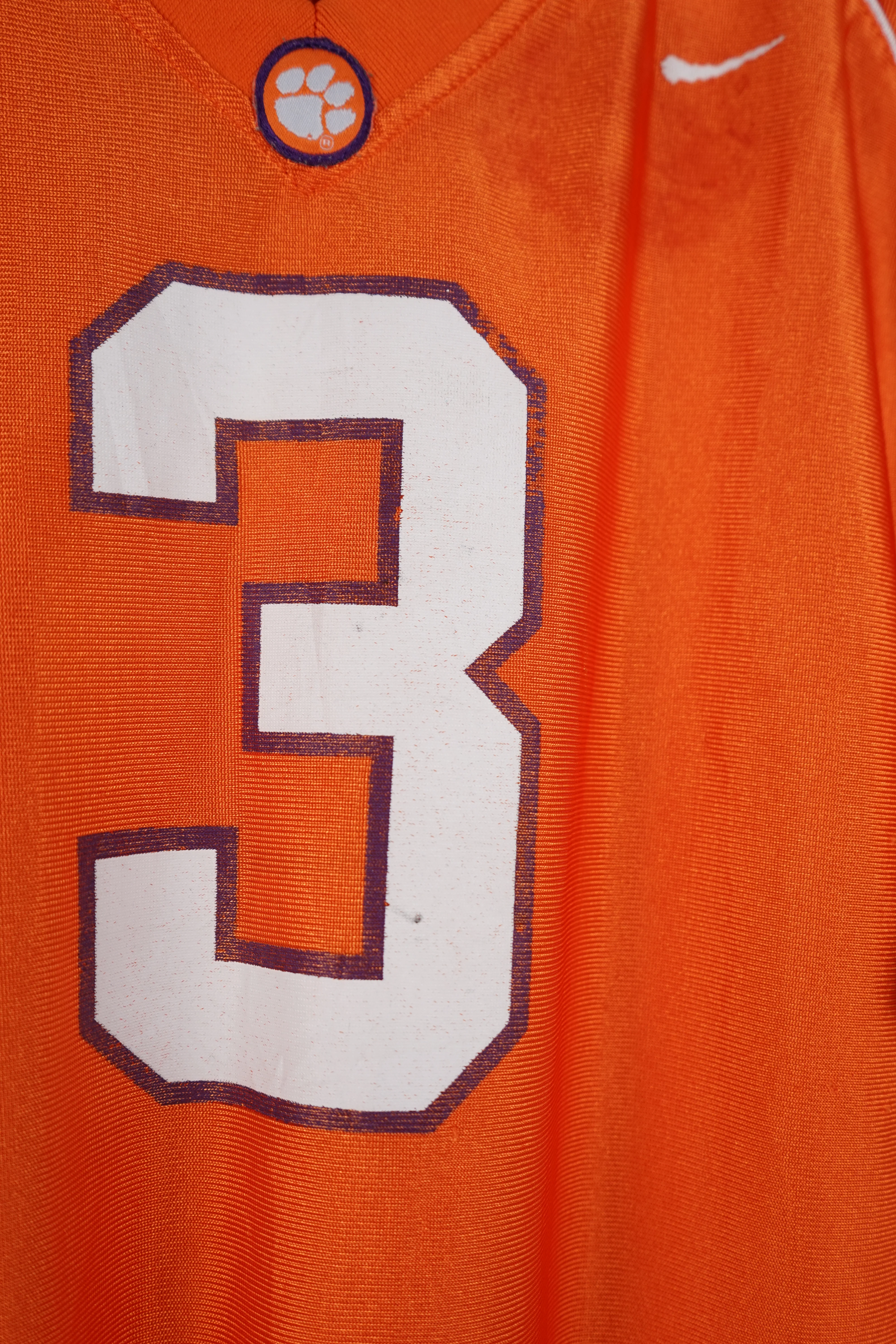 VINTAGE NIKE CLEMSOM TIGERS JERSEY (S) - Image 3