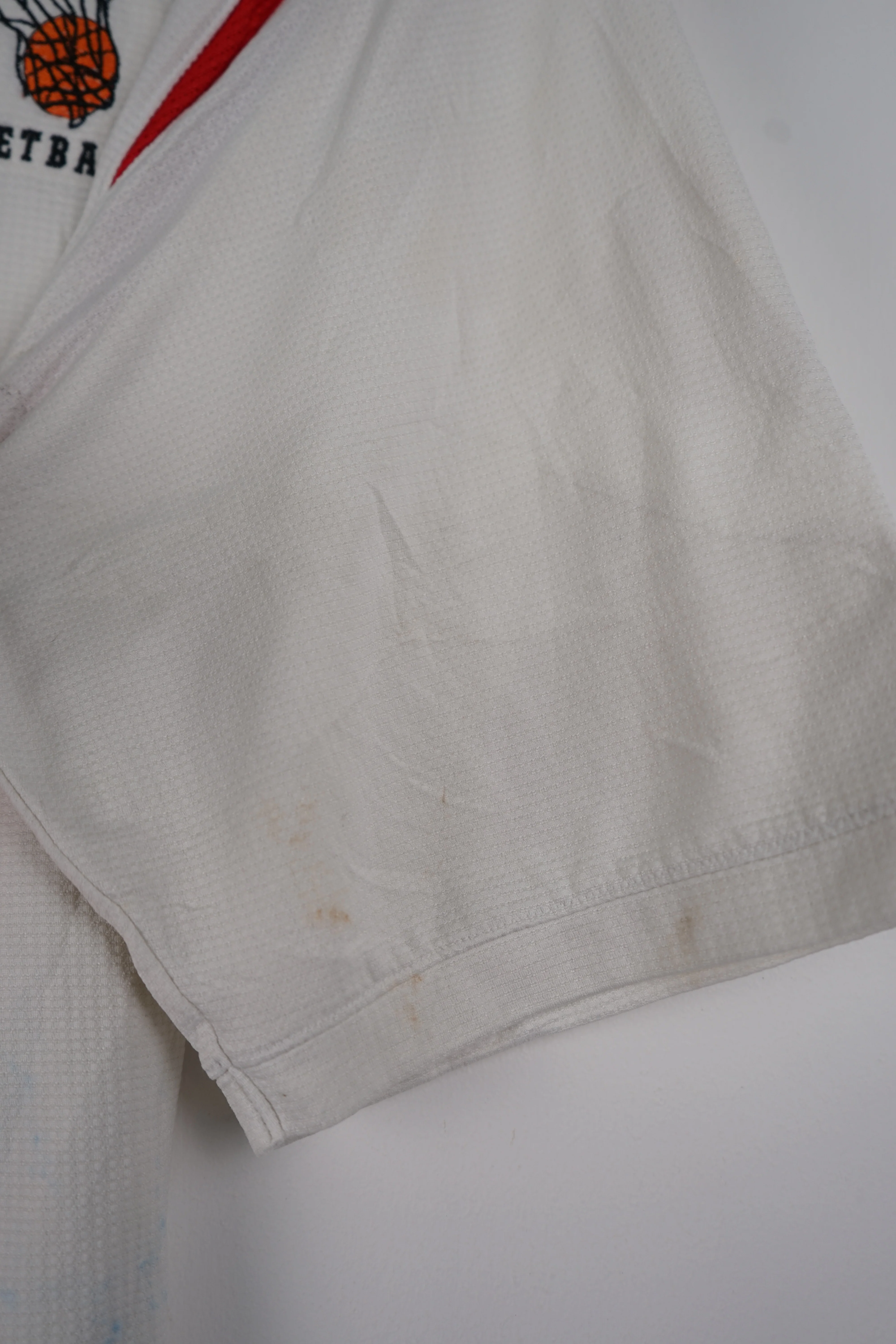 VINTAGE NIKE SOUTH GATE BASKETBALL JERSEY POLO SHIRT (XL) - Image 3
