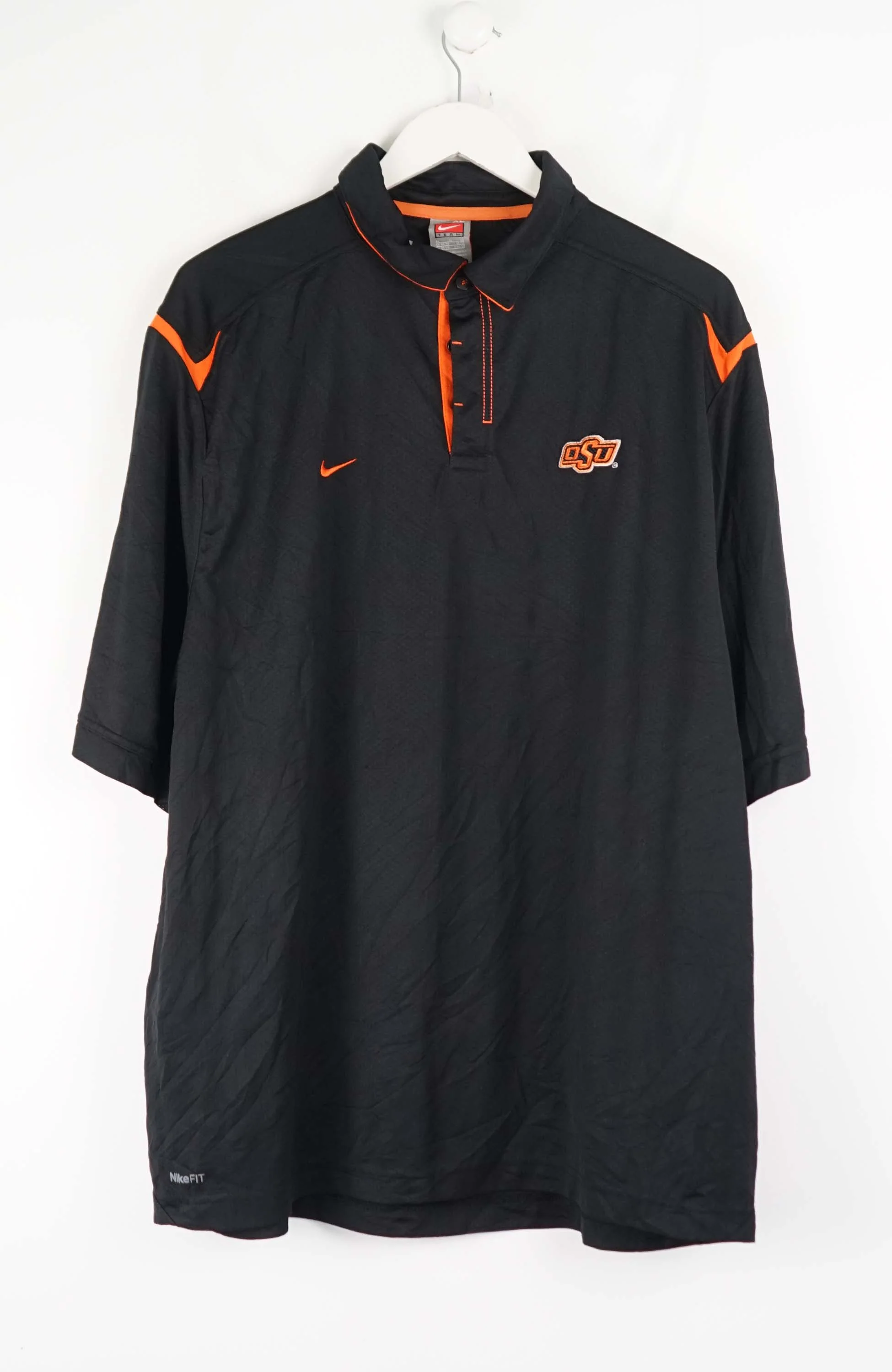 VINTAGE NIKE OKLAHOMA STATE POLO SHIRT (XL)