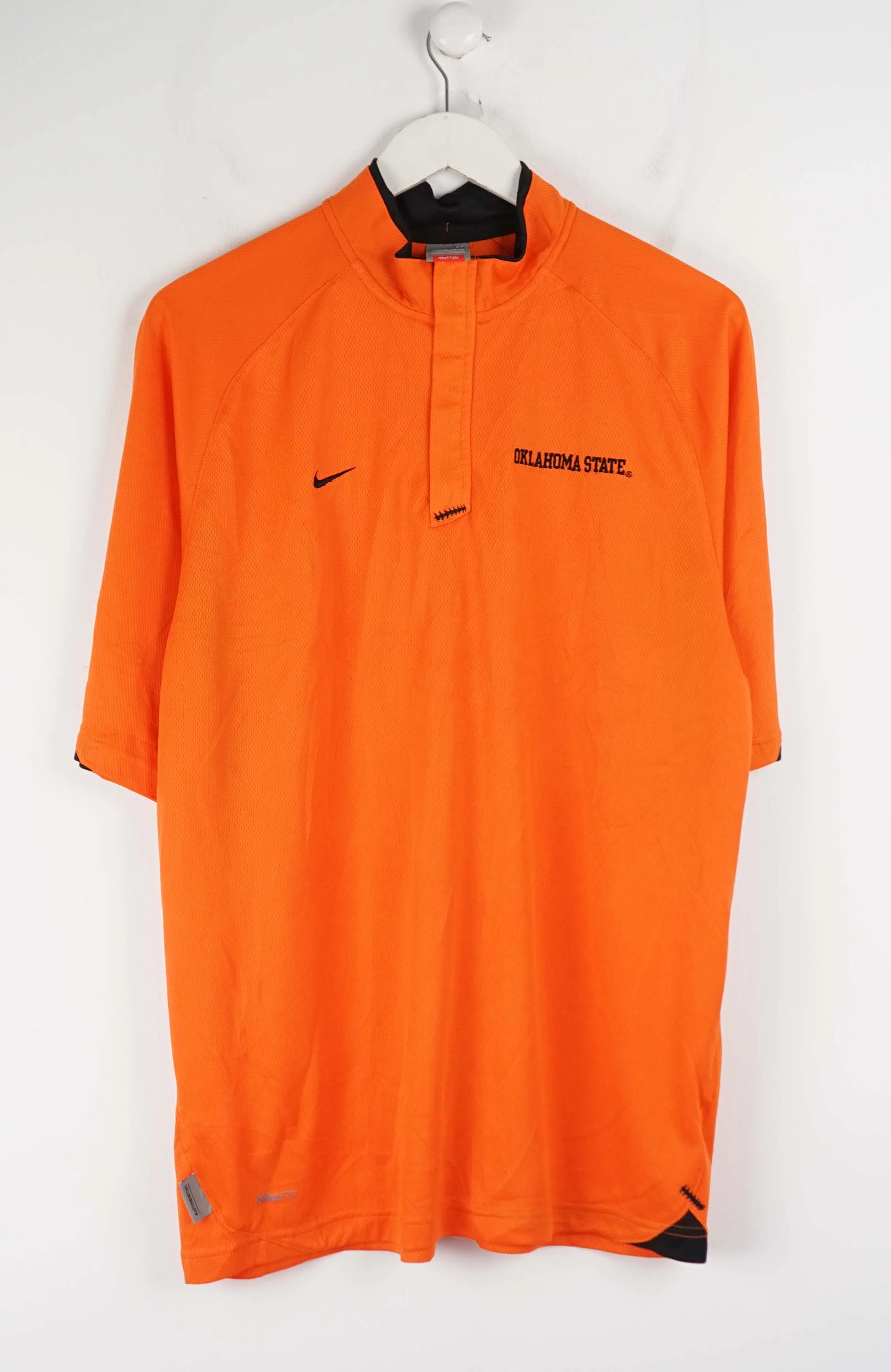 VINTAGE NIKE OKLAHOMA STATE JERSEY POLO SHIRT (L)