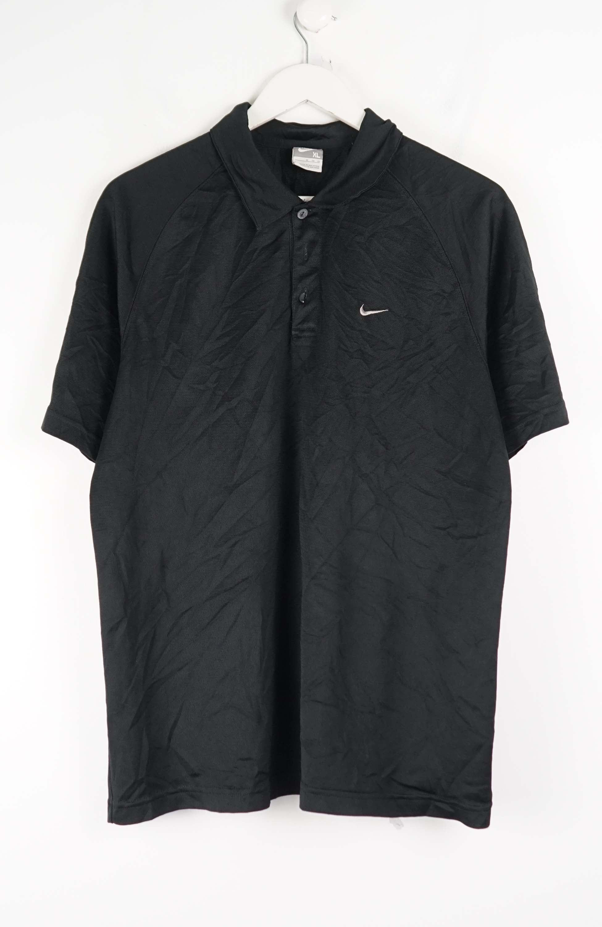 VINTAGE NIKE JERSEY POLO SHIRT (M)