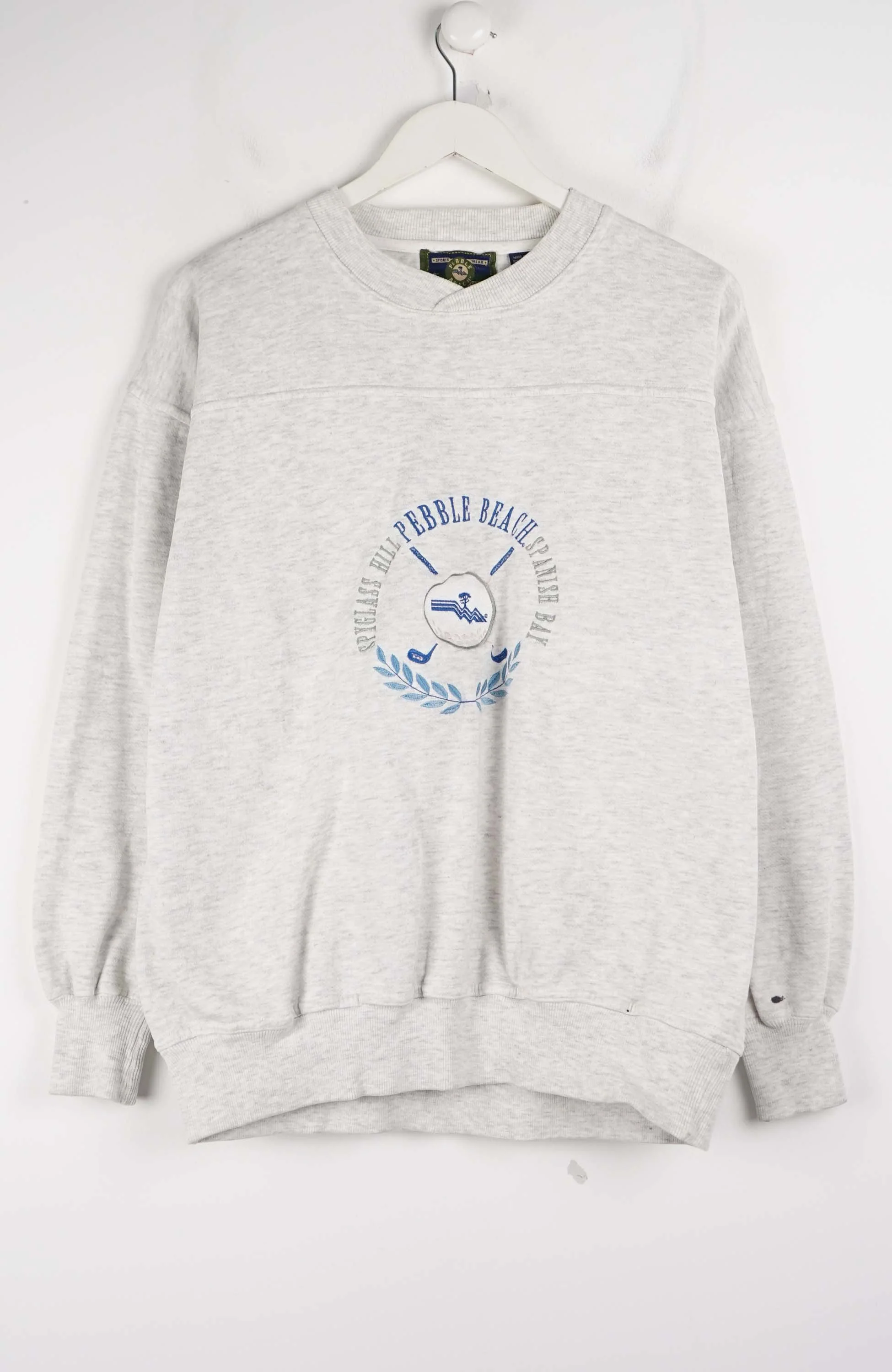 VINTAGE PEBBLE BEACH GOLF SWEATER (L)