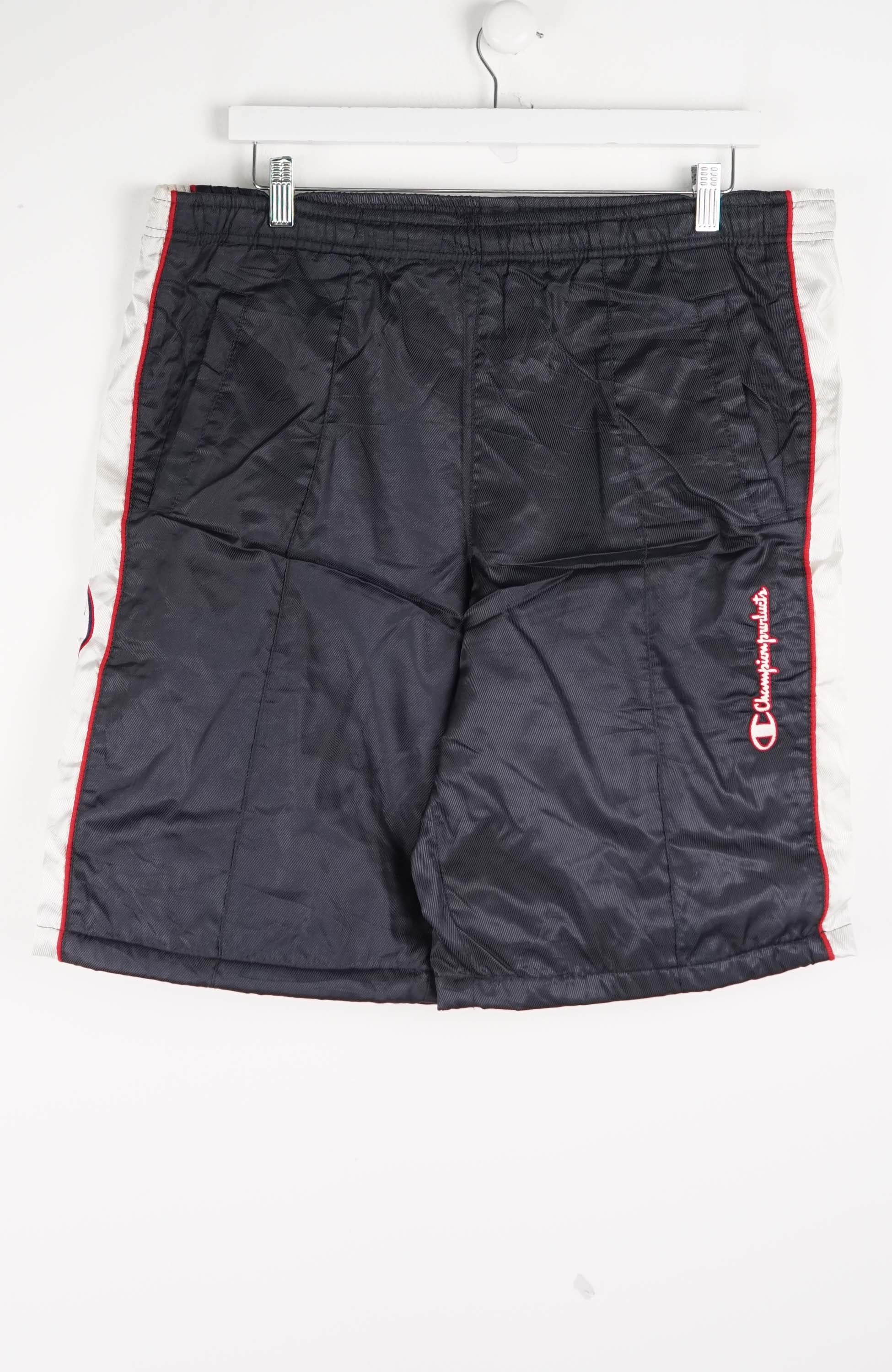 VINTAGE CHAMPION TRACK PANT SHORTS (XL)
