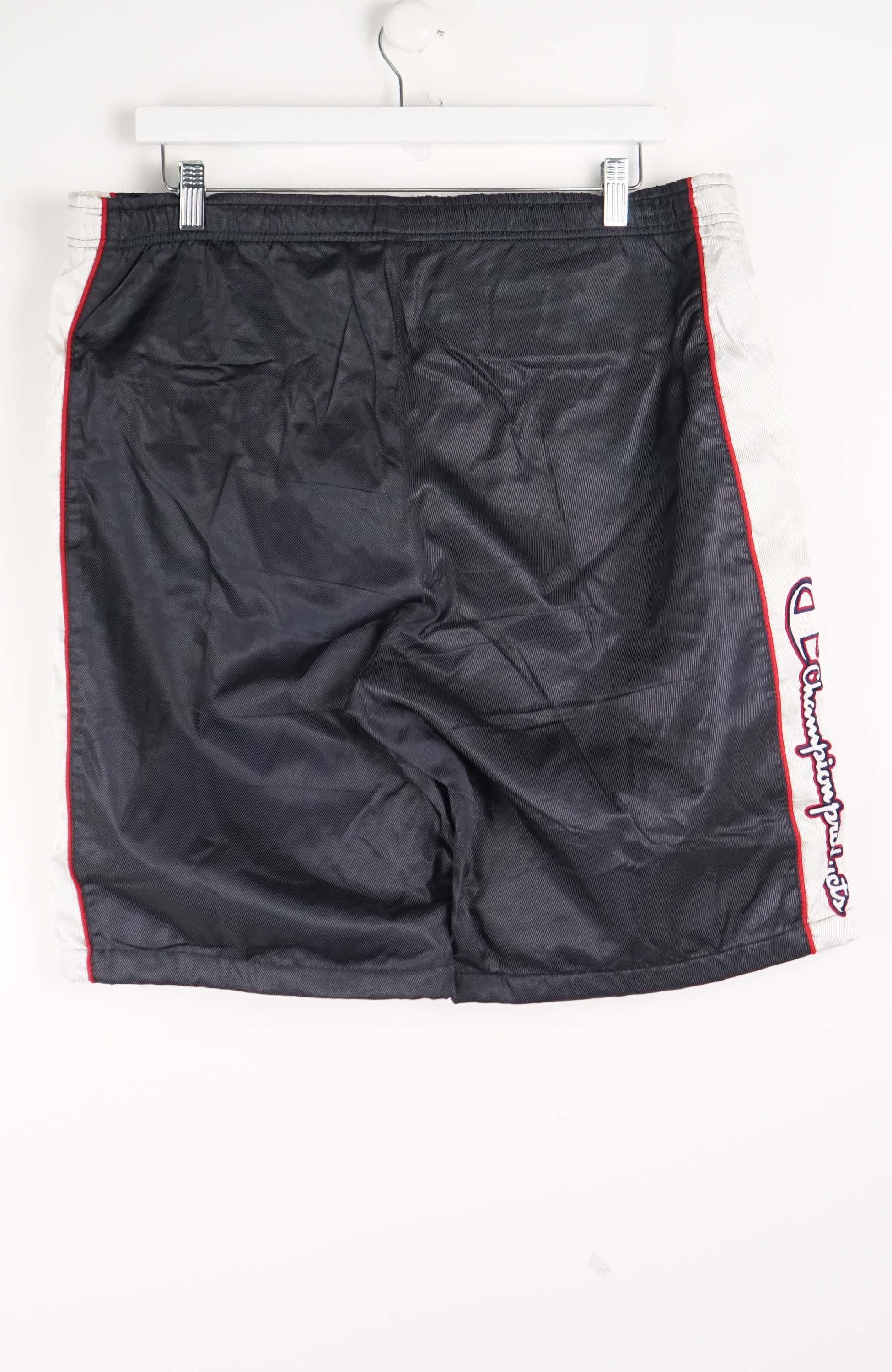 VINTAGE CHAMPION TRACK PANT SHORTS (XL) - Image 3