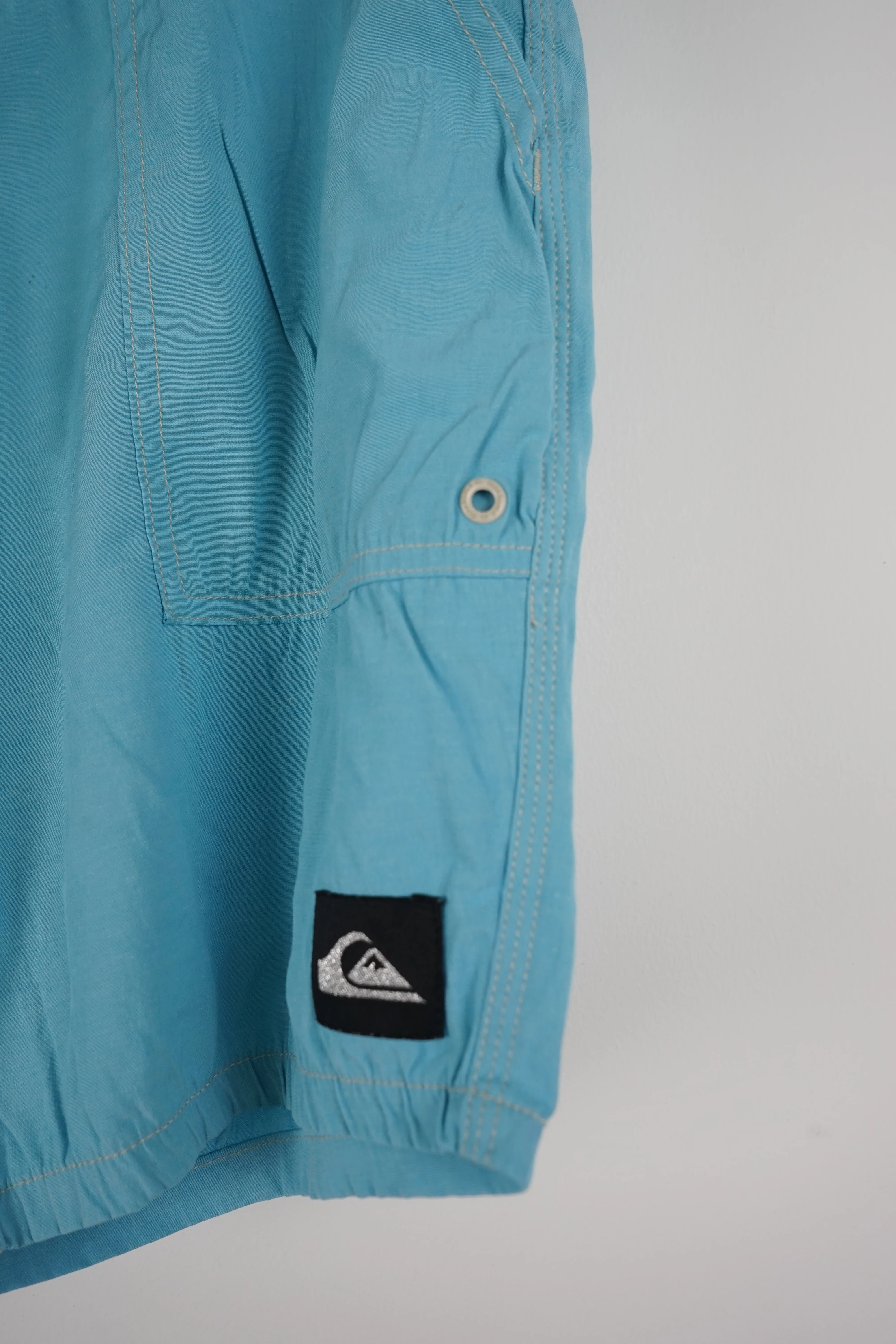 VINTAGE QUIKSILVER SURF SHORTS W34 - Image 2