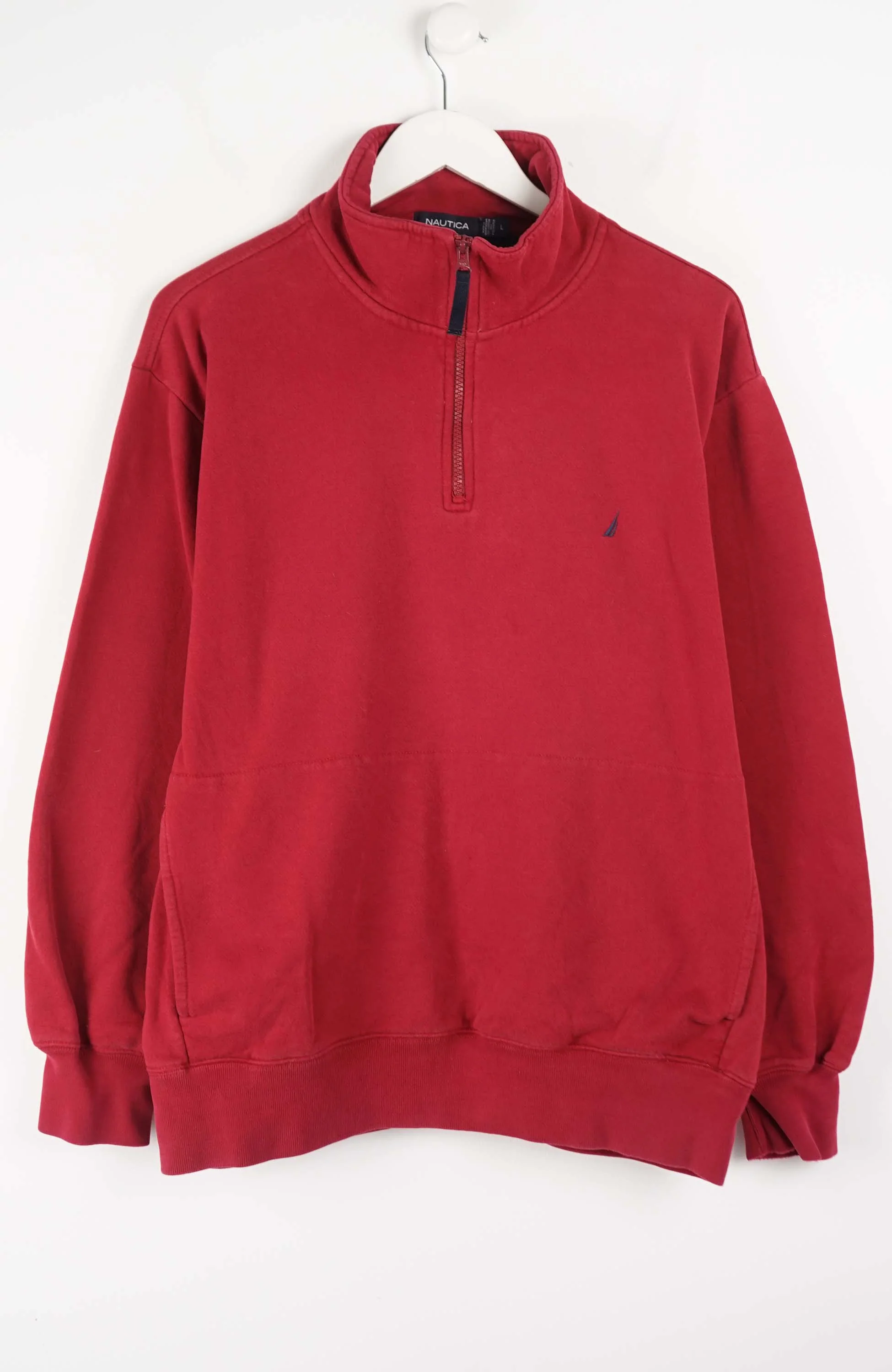 VINTAGE NAUTICA 1/4 ZIP SWEATER (L)