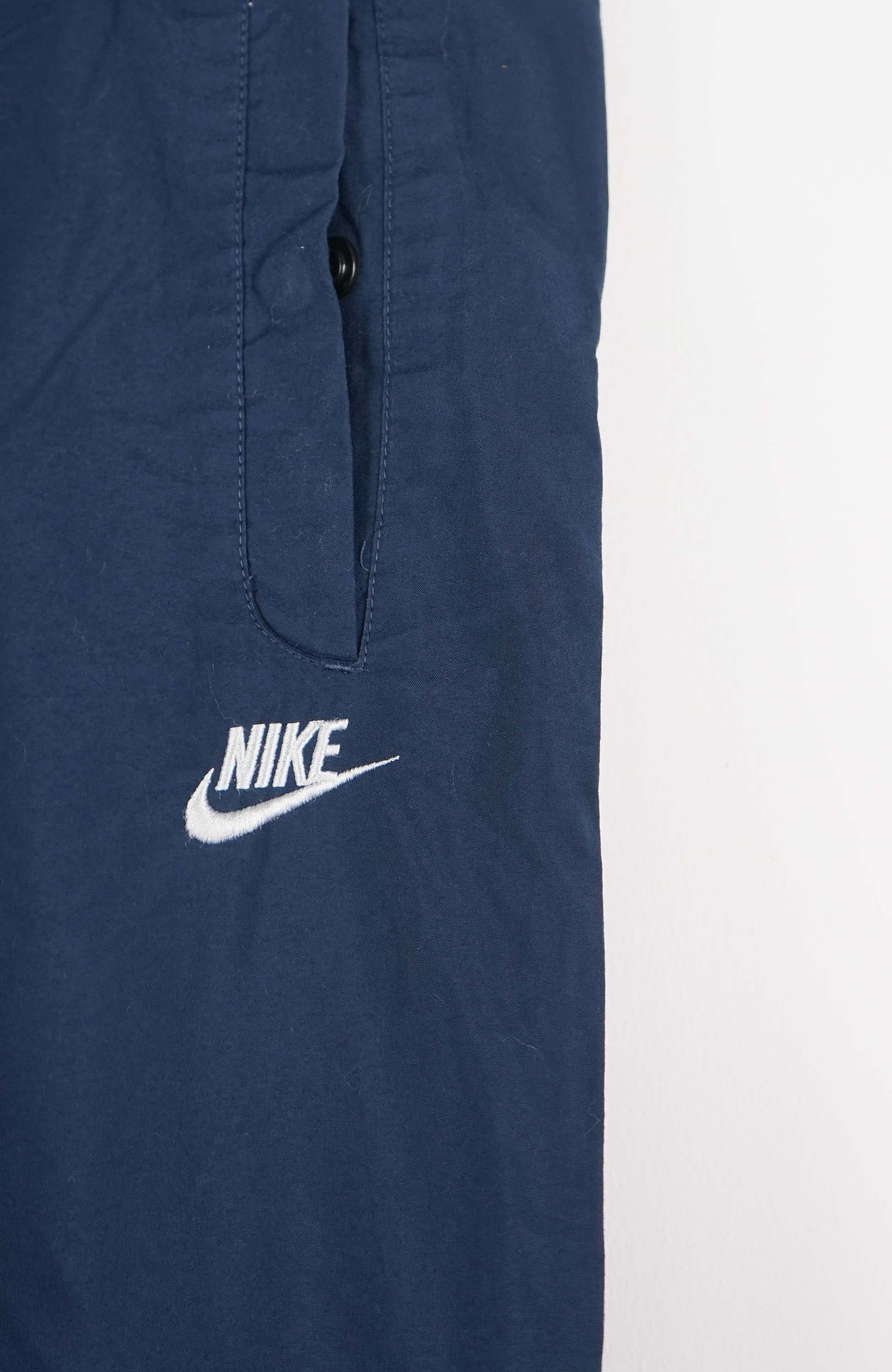 VINTAGE NIKE TRACK PANT SHORTS (XL) - Image 2