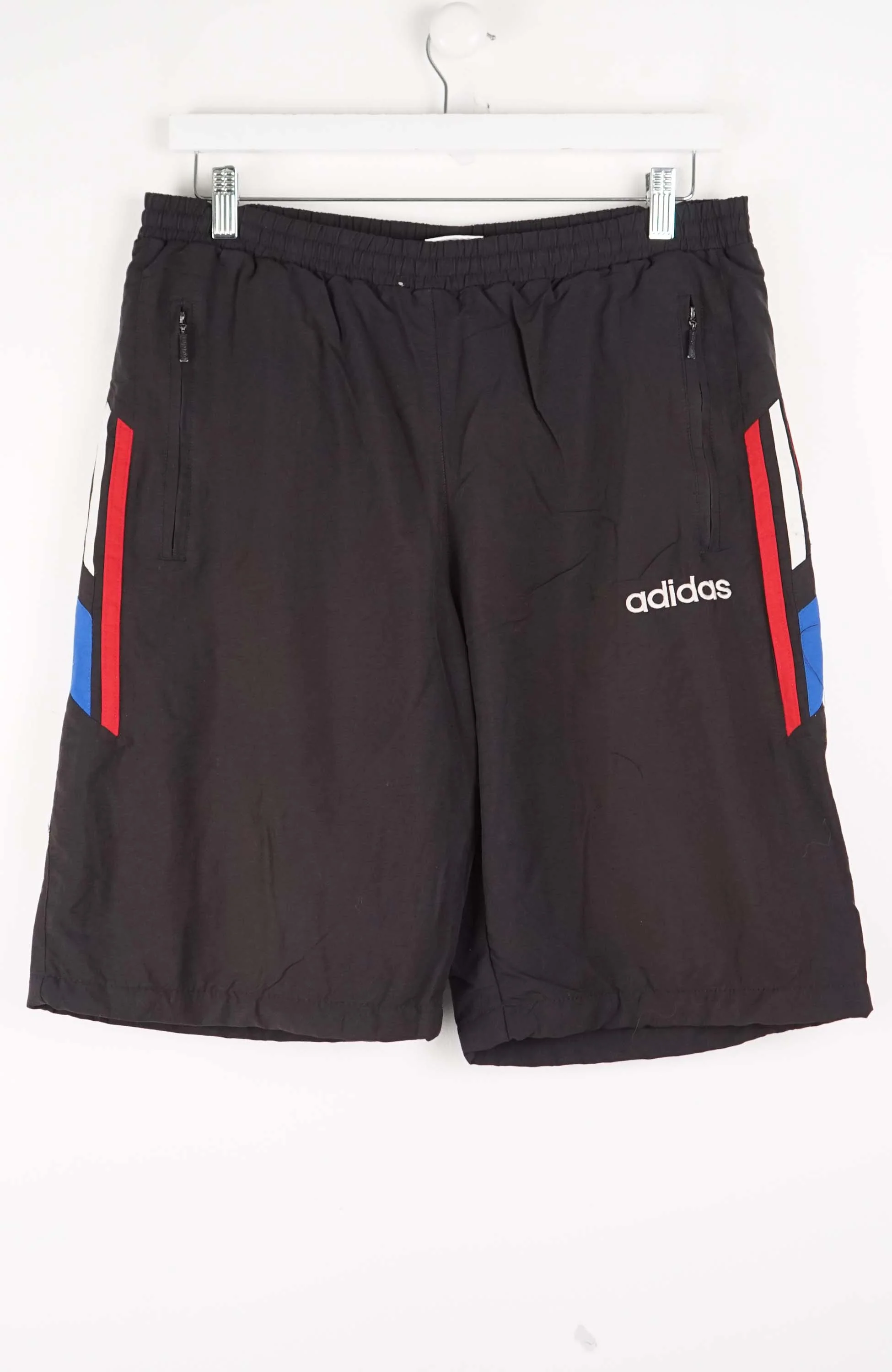 VINTAGE ADIDAS TRACK PANT SHORTS (L)
